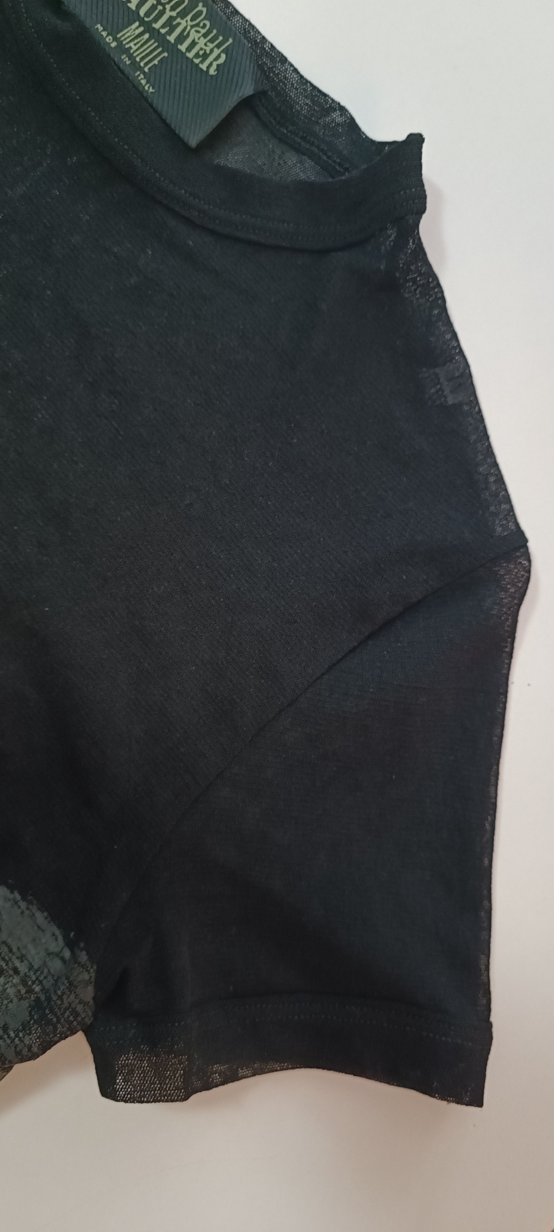Jean Paul Gaultier 90's - Black nylon mesh t-shirt - No used Size M / US 6-8 / IT 42-44 - 23 Thumbnail