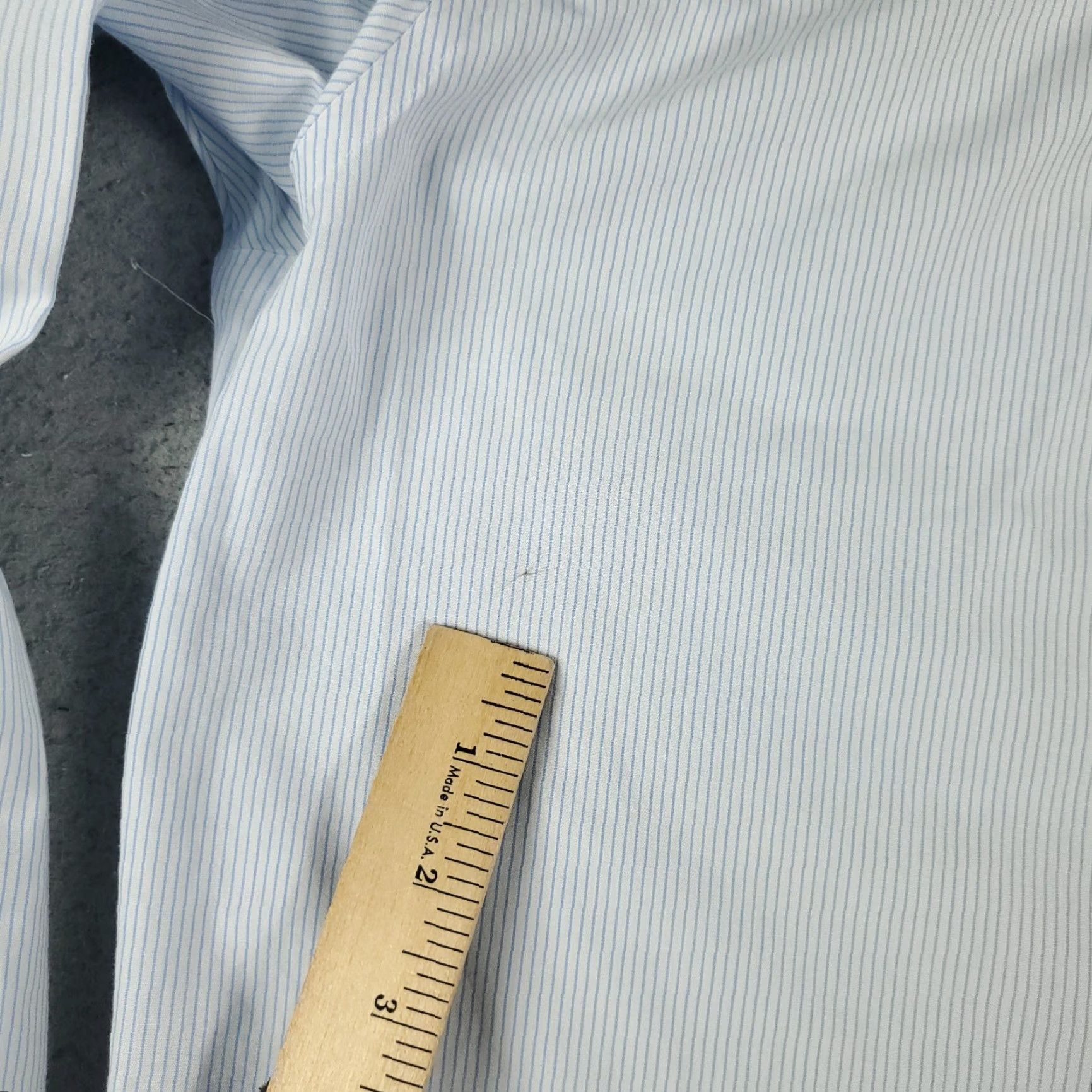 Brooks Brothers Brooks Brothers Dress Shirt Mens 16 Blue Striped Long Sleeve Button Up Non-Iron Regular Fit Size 42R - 6 Thumbnail