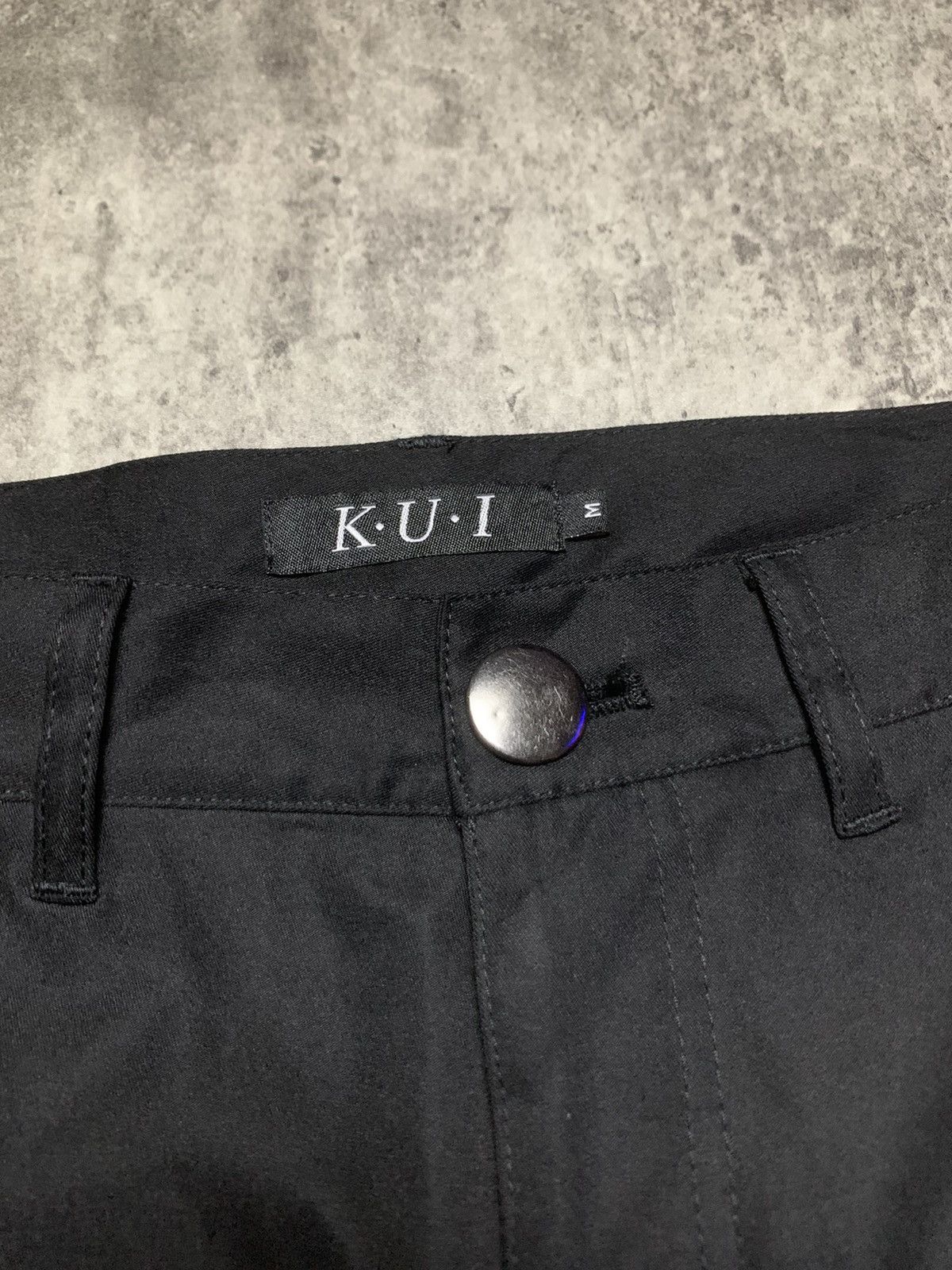 14th Addiction Y2K Kui Black Bondage Cargo Multi Pocket Pants Vkei Style Size US 30 / EU 46 - 7 Thumbnail
