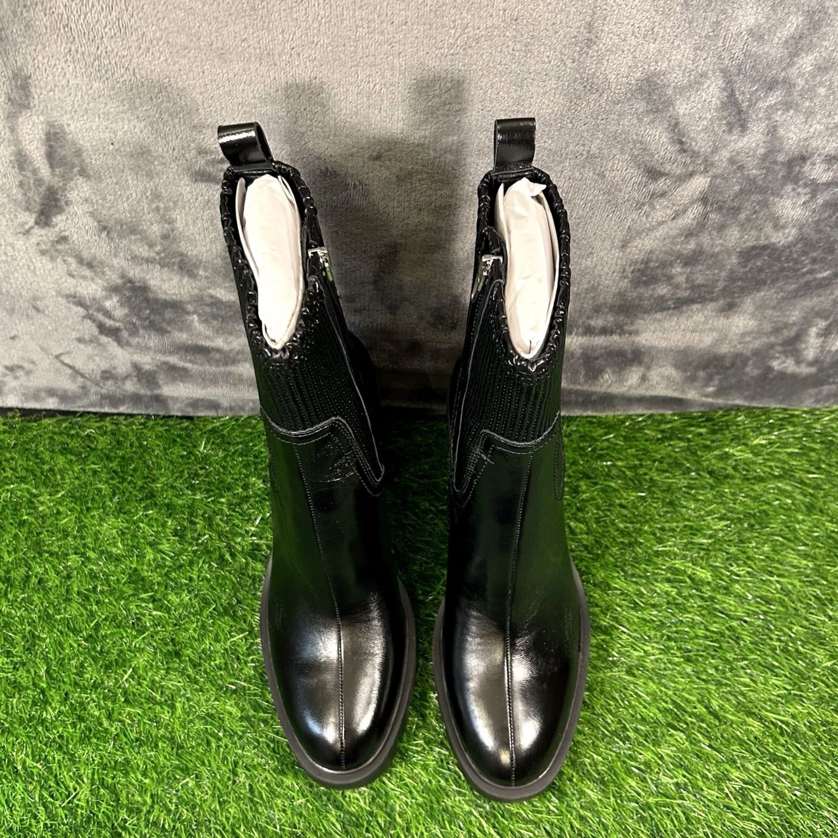 Dolce Vita Dolce Vita Boots Womens 9.5 Black Mid Calf Waterproof Block Heel Bootie Size US 10 / IT 40 - 3 Thumbnail
