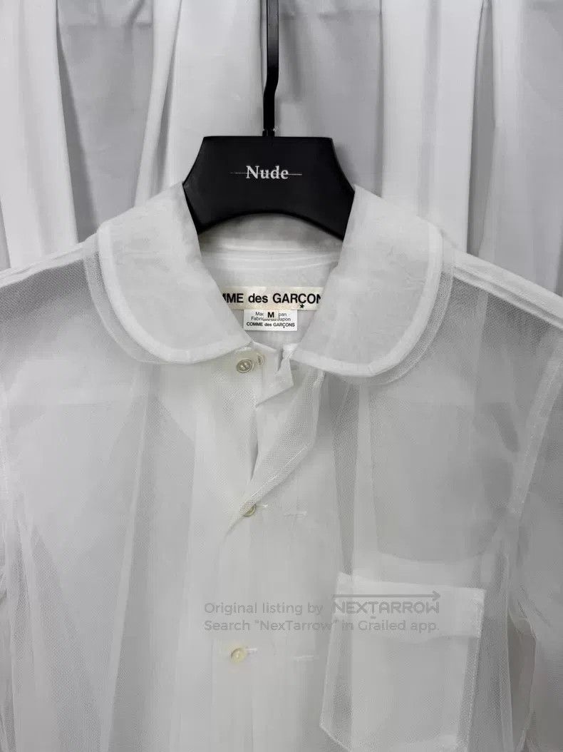 Comme des Garcons Comme Des Garcons Triple sheer blouse with structured back Size M / US 6-8 / IT 42-44 - 4 Thumbnail