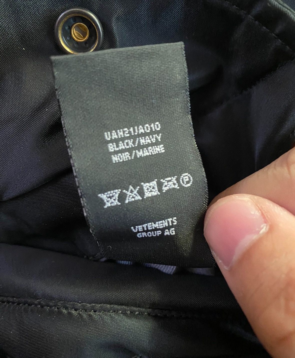 Vetements Vetements alpha s size instructions cotton jacket Size US S / EU 44-46 / 1 - 8 Thumbnail
