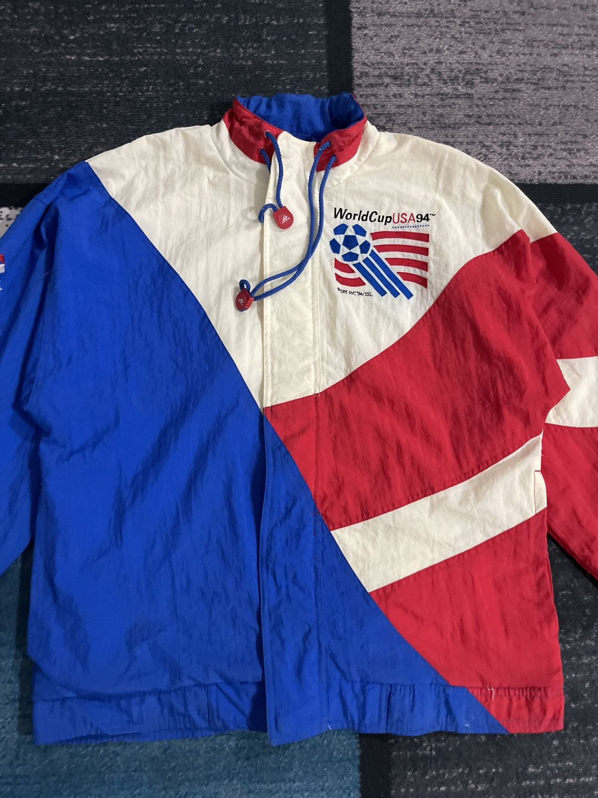 Vintage Vintage Apex One World Cup USA 1994 Football Jacket Size US L / EU 52-54 / 3 - 5 Thumbnail