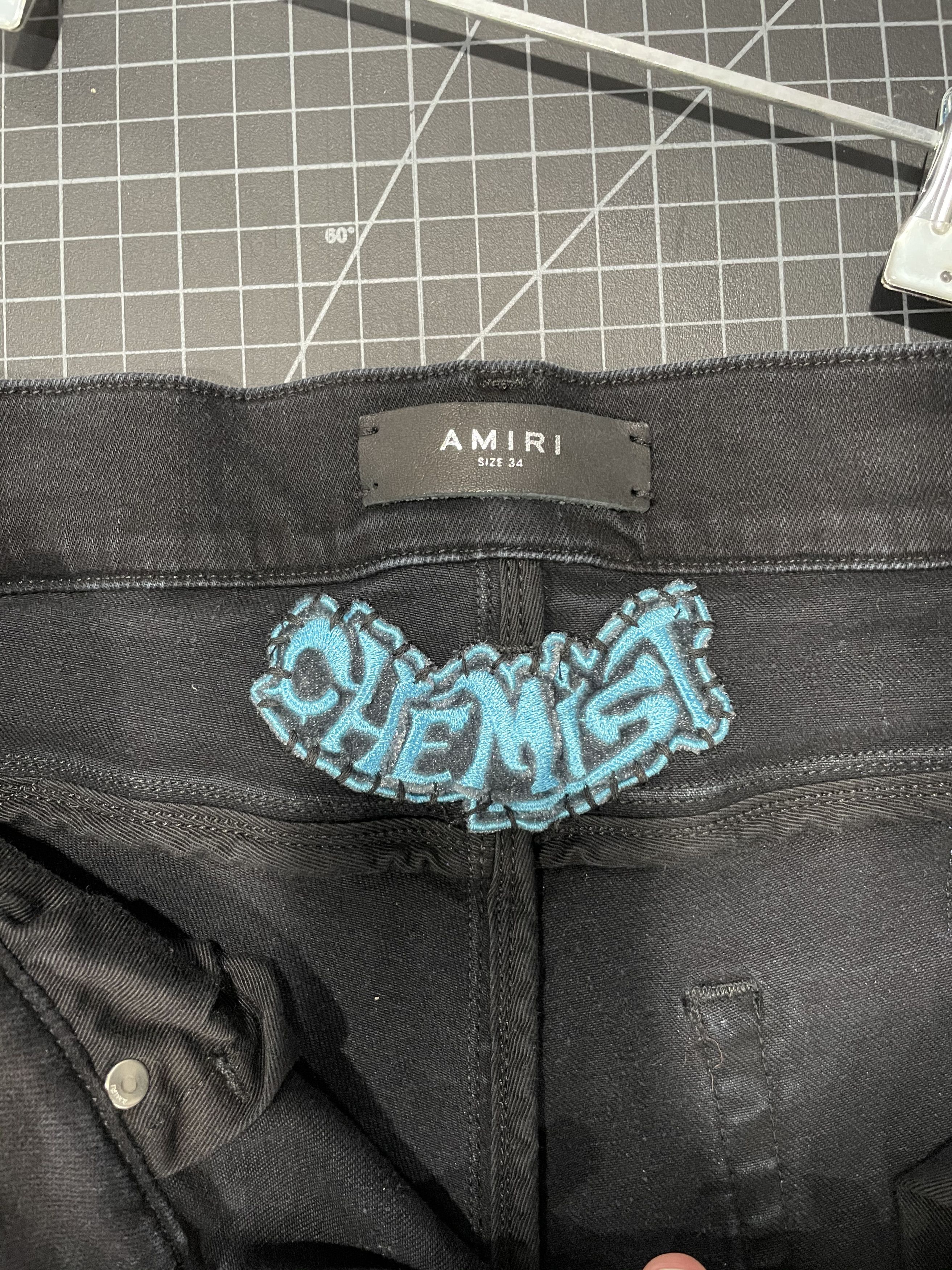 Amiri AMIRI (Chemist Star Jean 'Aged Black') Size US 32 / EU 48 - 9 Thumbnail