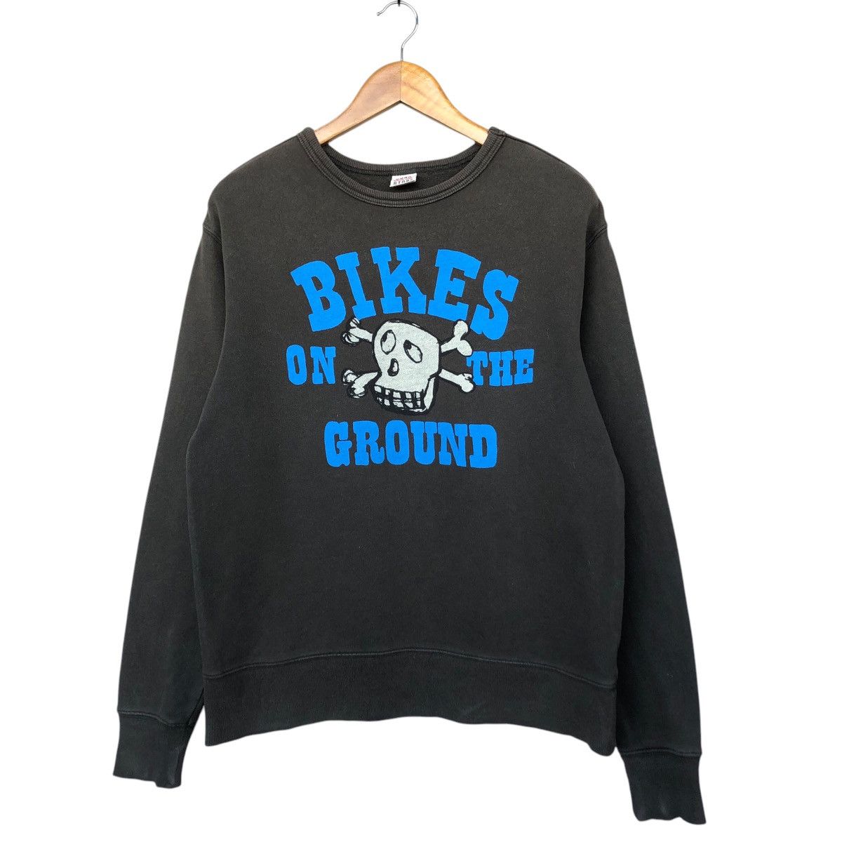 Japanese Brand Vintage JUNK STORE bikes skull sweatshirt Size US L / EU 52-54 / 3 - 1 Thumbnail