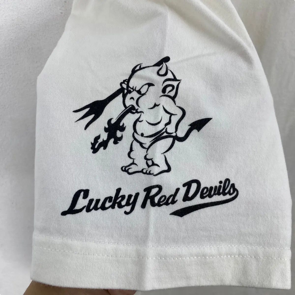 Japanese Brand BANDOH KAMINARI MOTORS Ted Company Lucky Clothing Tee Shirt Size US M / EU 48-50 / 2 - 7 Thumbnail