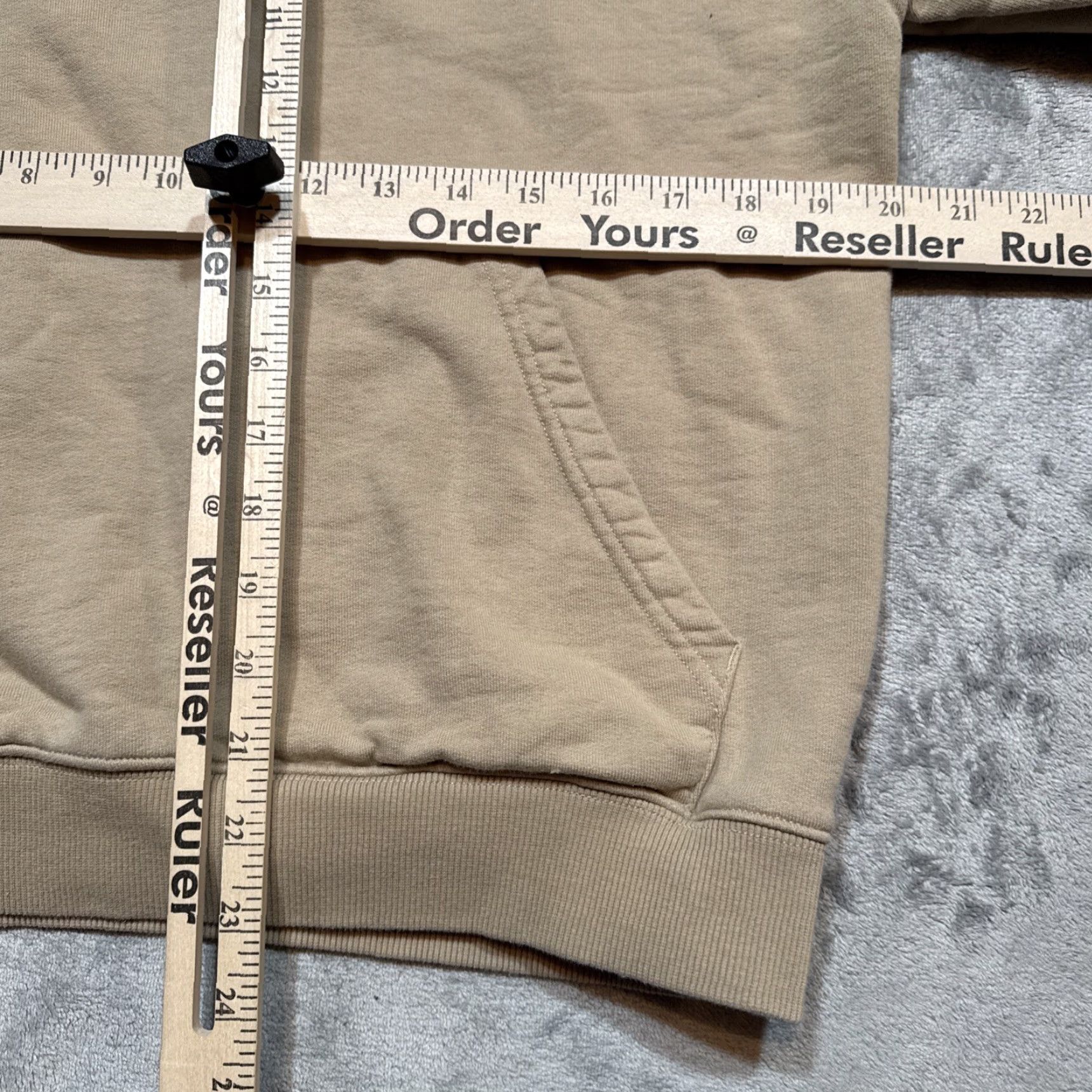 Kith Kith x TaylorMade Hoodie Mens Small Beige Cotton Fleece Logo Pullover 2022 Collection Winter Fall Spring Sleeve Long Size US S / EU 44-46 / 1 - 5 Thumbnail