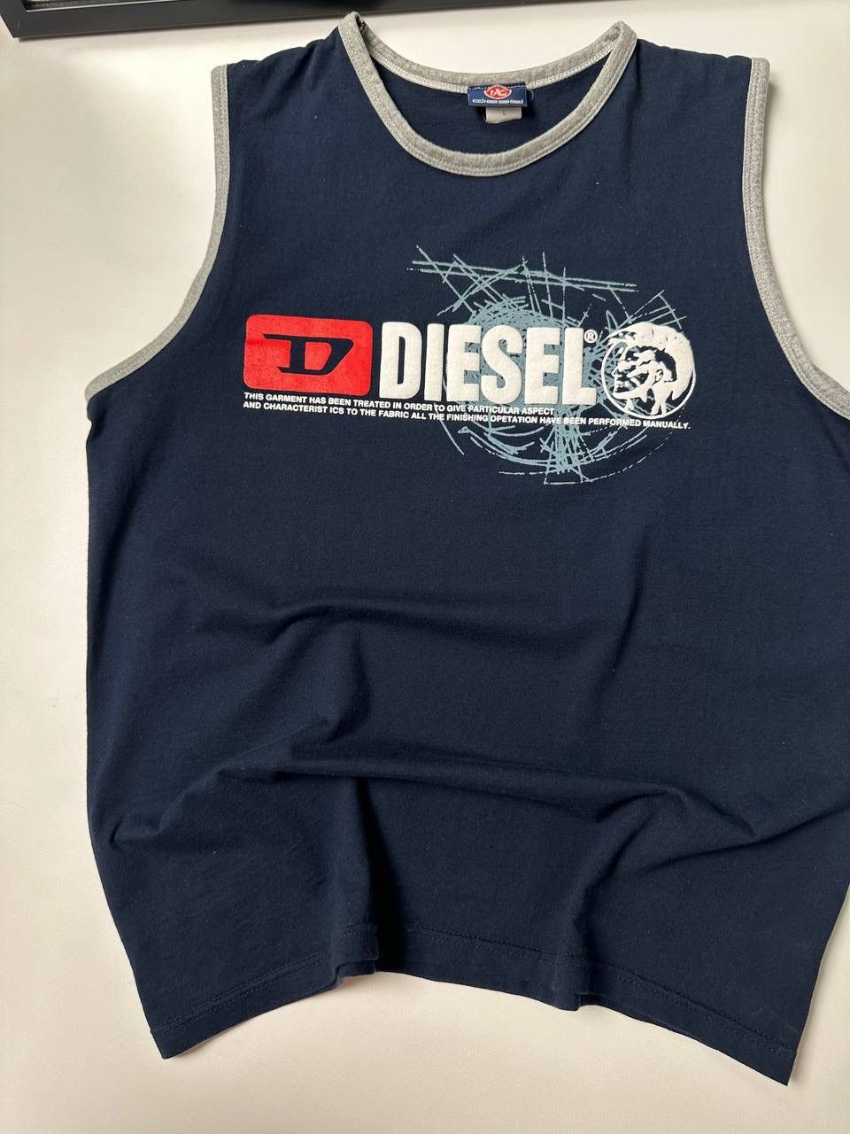 Diesel Vintage Diesel Japanese Tee Big Logo Avant Garde Size US L / EU 52-54 / 3 - 4 Thumbnail
