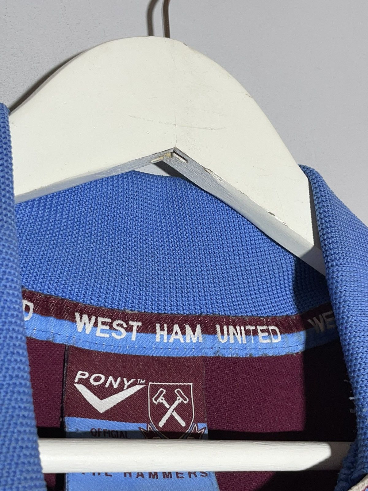 PONY × Vintage West Ham United Pony 1997/98 Vintage Football Shirt Size US L / EU 52-54 / 3 - 11 Thumbnail