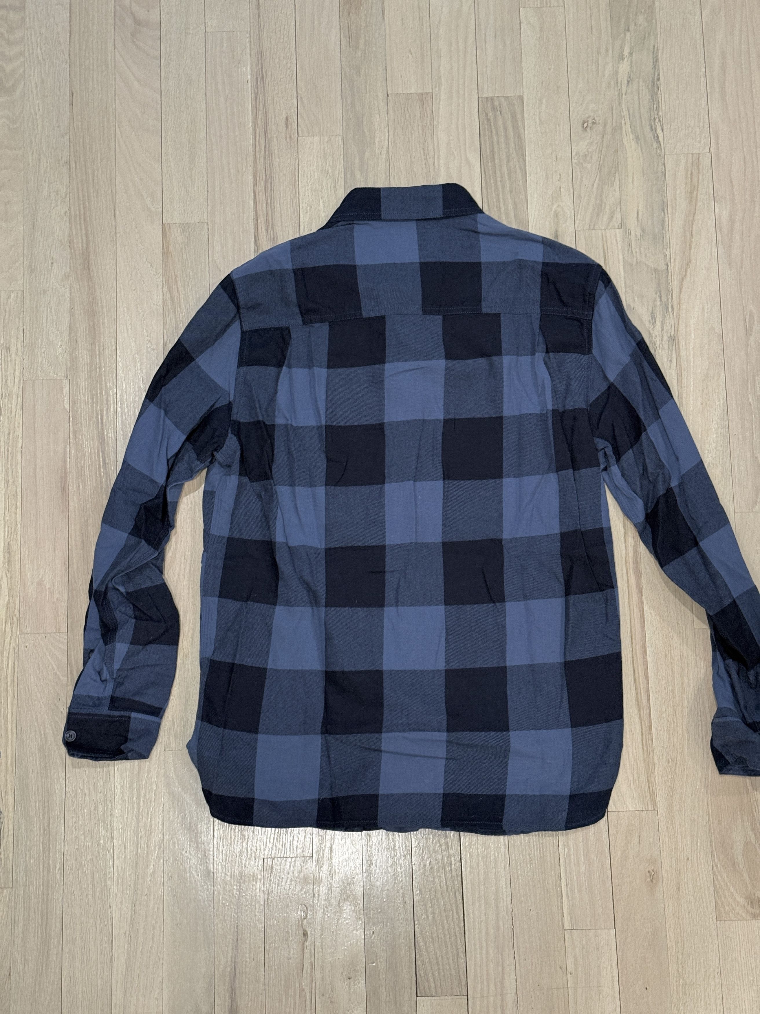 Woolrich Woolen Mills Blue Check Flannel Size US M / EU 48-50 / 2 - 2 Thumbnail