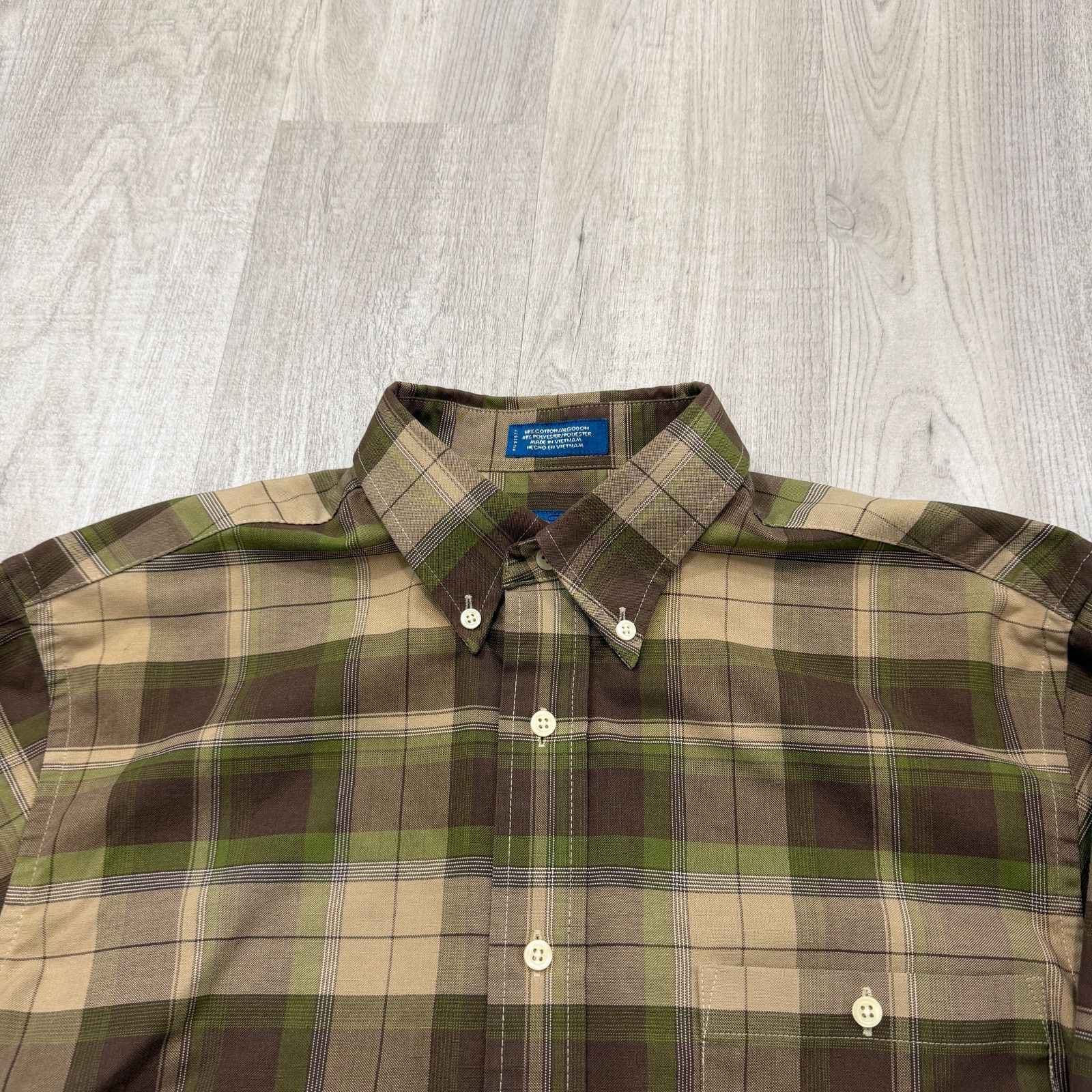 Vintage Vintage Towncraft Button Shirt Men's Medium Brown Plaid Size US M / EU 48-50 / 2 - 3 Thumbnail