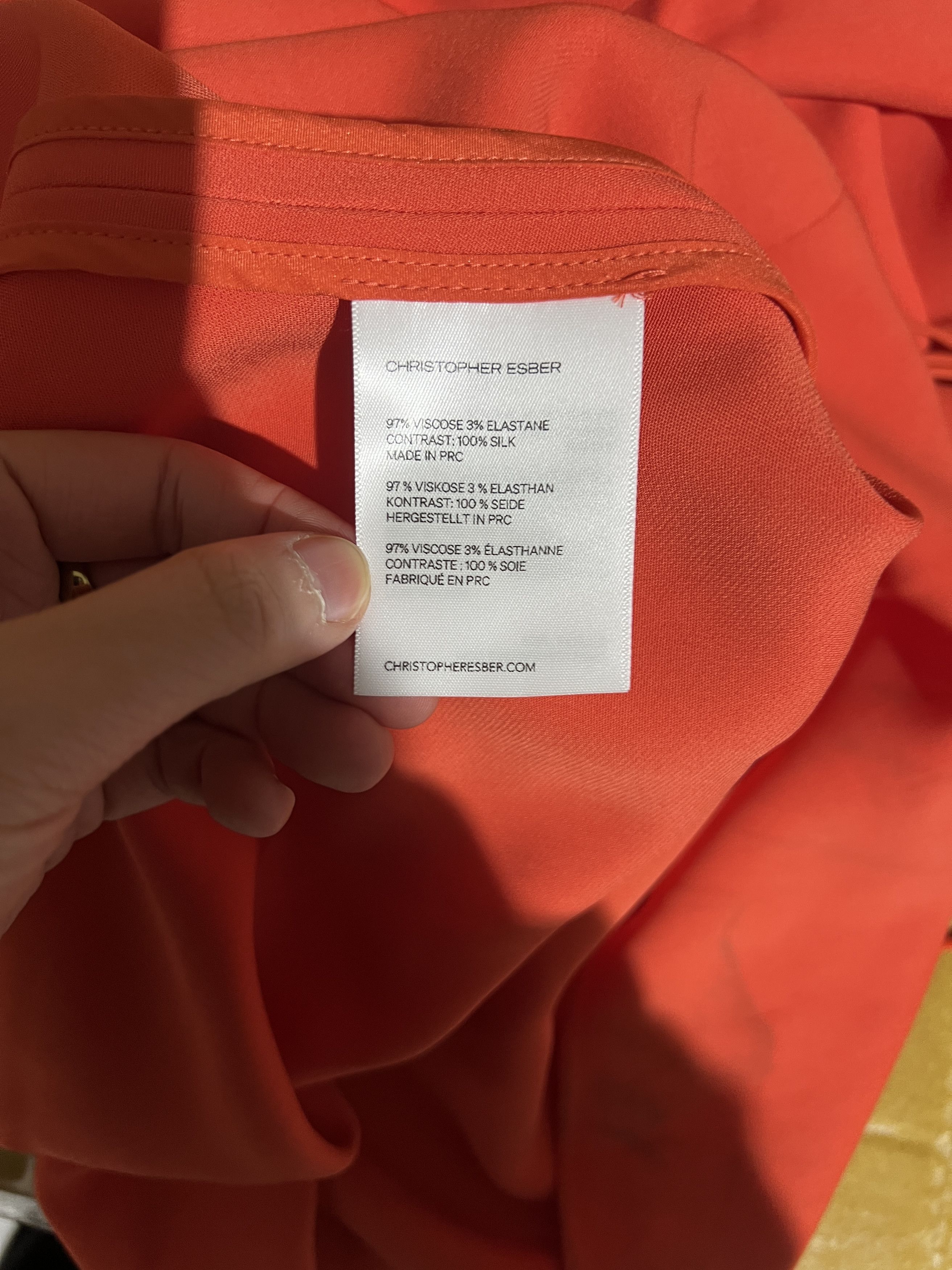 Christopher Esber Reversed Halter Disconnect Ruched Dress Size M / US 6-8 / IT 42-44 - 8 Thumbnail