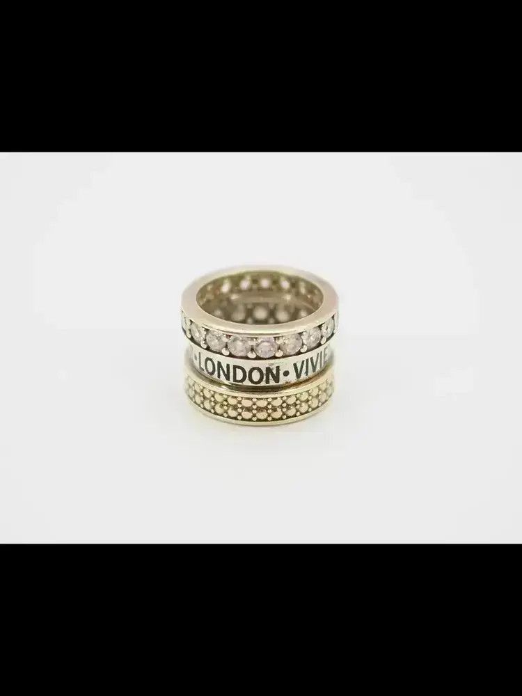 Vivienne Westwood Vivienne Westwood 925 silver zircon Kentish Ring Size ONE SIZE - 2 Thumbnail