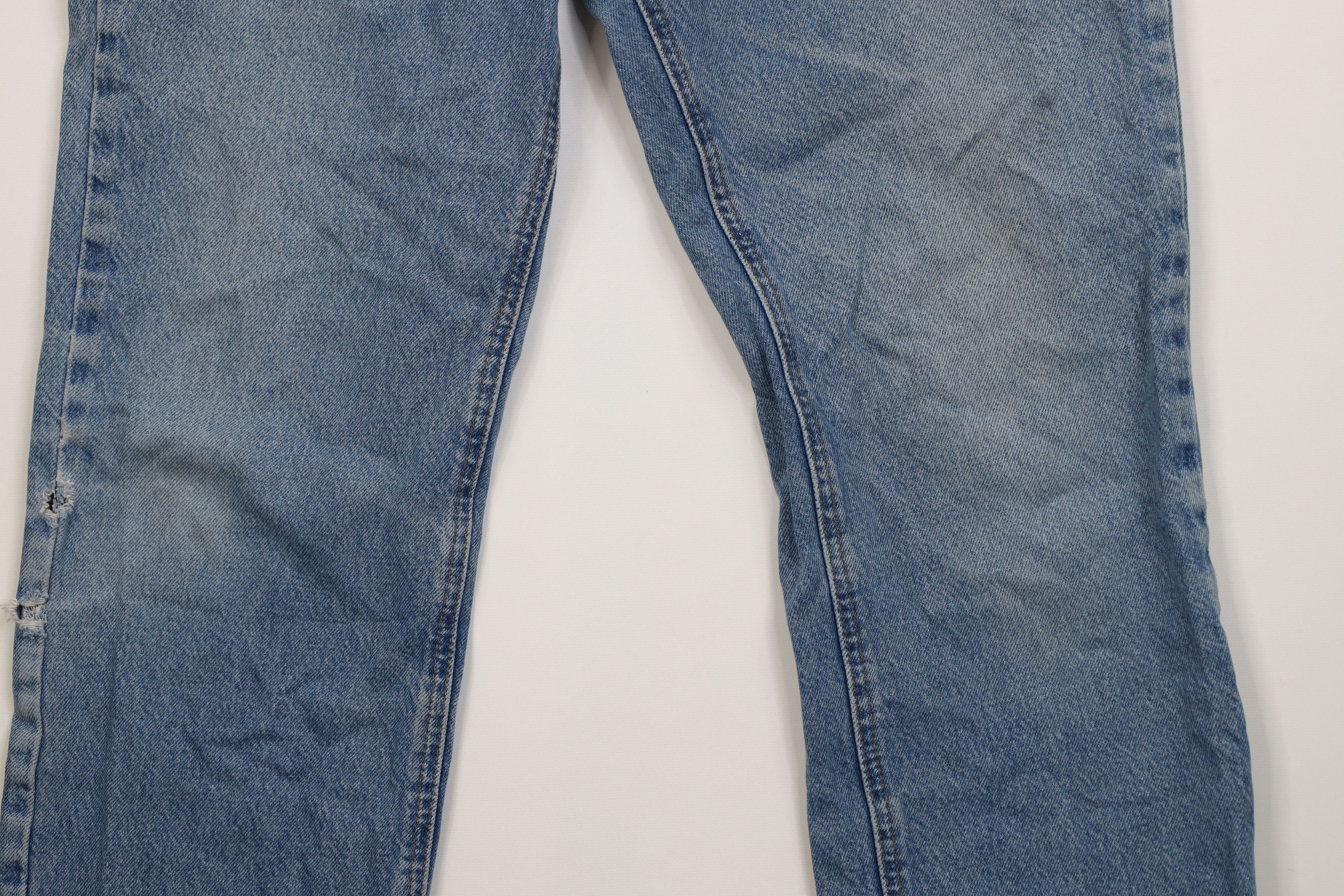 Carhartt Vintage 90s Carhartt Spell Out Straight Leg Denim Jeans Size US 32 / EU 48 - 3 Thumbnail