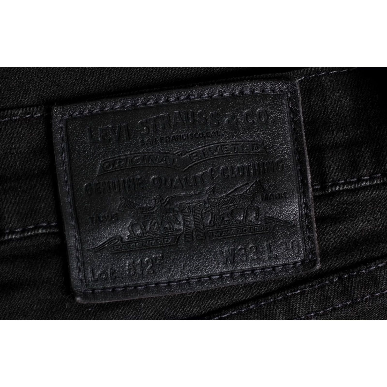 Levi's LEVI’S 512 Jeans Men Size W33 L30 Slim Tapered Stretch PREMIUM Big E DZ7762 Size US 33 - 4 Thumbnail