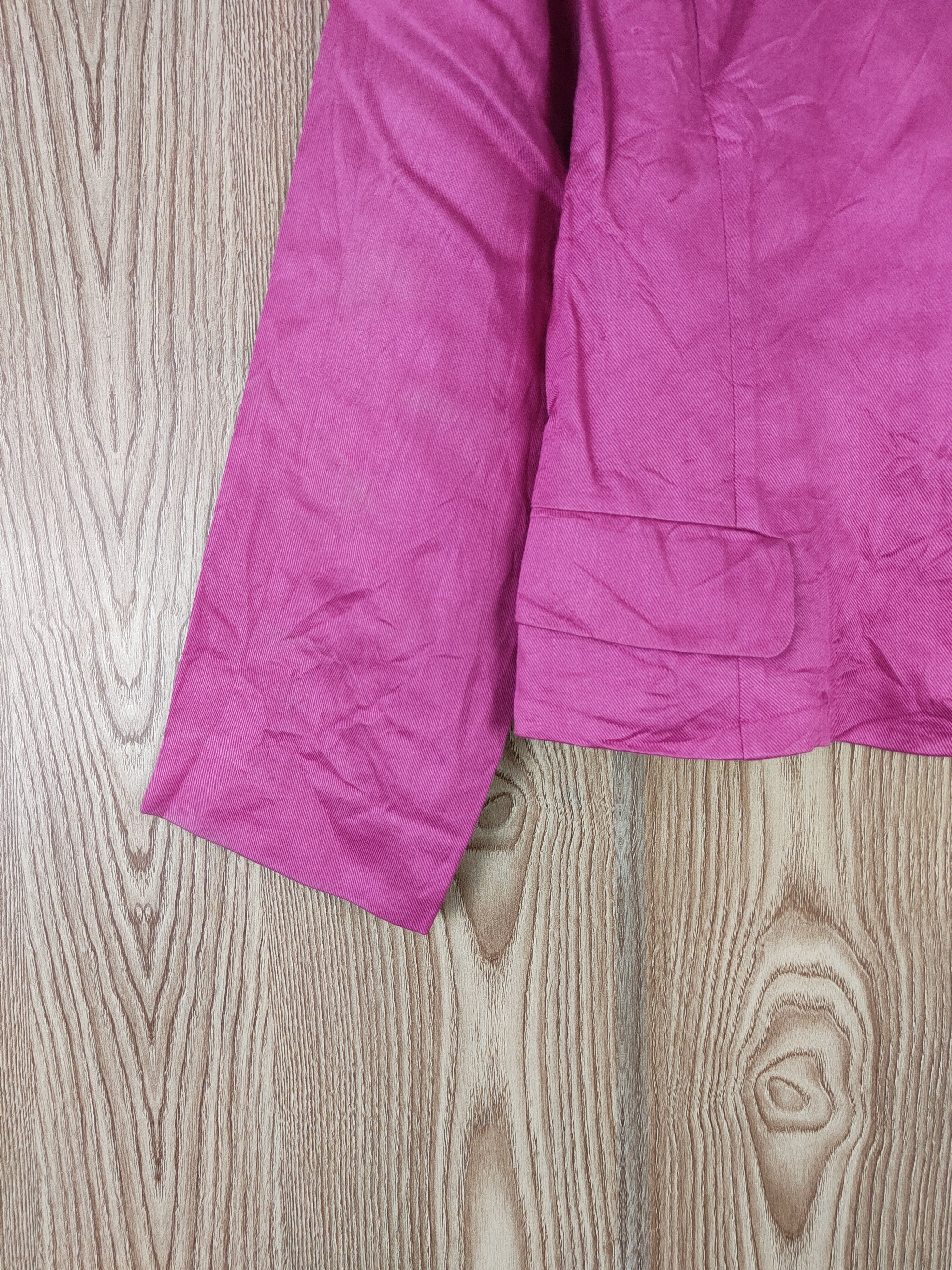 Japanese Brand × Vintage Luxury Lancetti Pink Cropped Button Up Shirts Size S / US 4 / IT 40 - 4 Thumbnail
