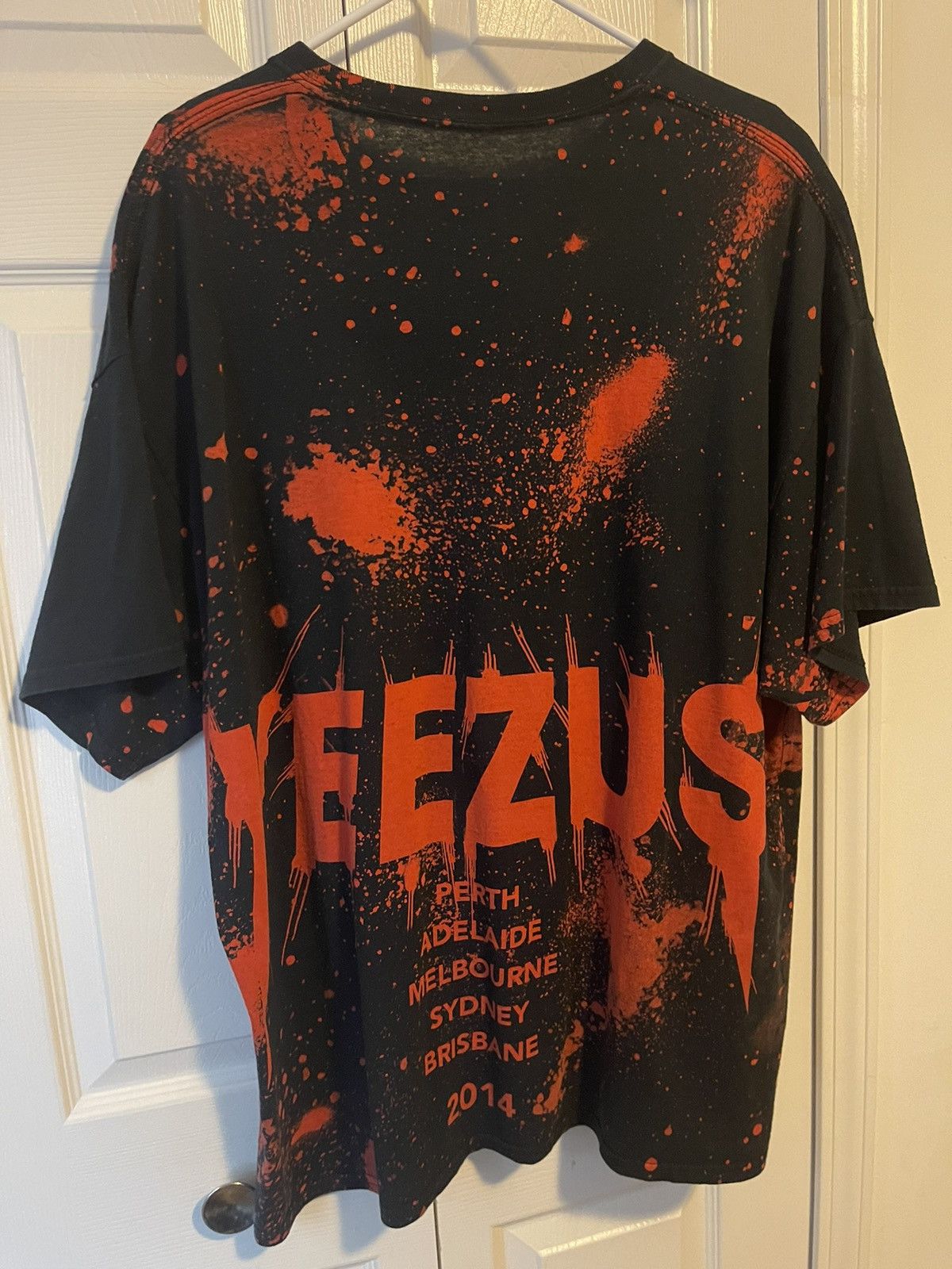 Kanye West 2014 Yeezus Australian Tour Red Splatter Shirt Size US XXL / EU 58 / 5 - 2 Thumbnail