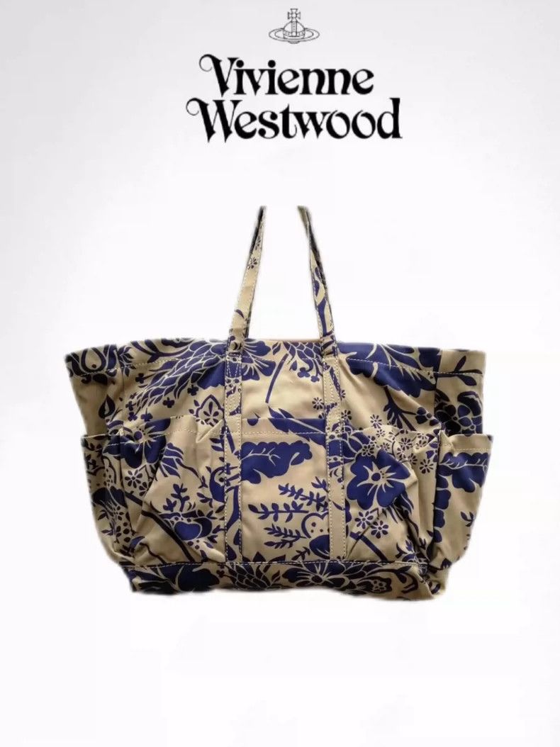 Vivienne Westwood Vivienne Westwood size os Saturn super large tote bag mommy Size ONE SIZE - 3 Thumbnail