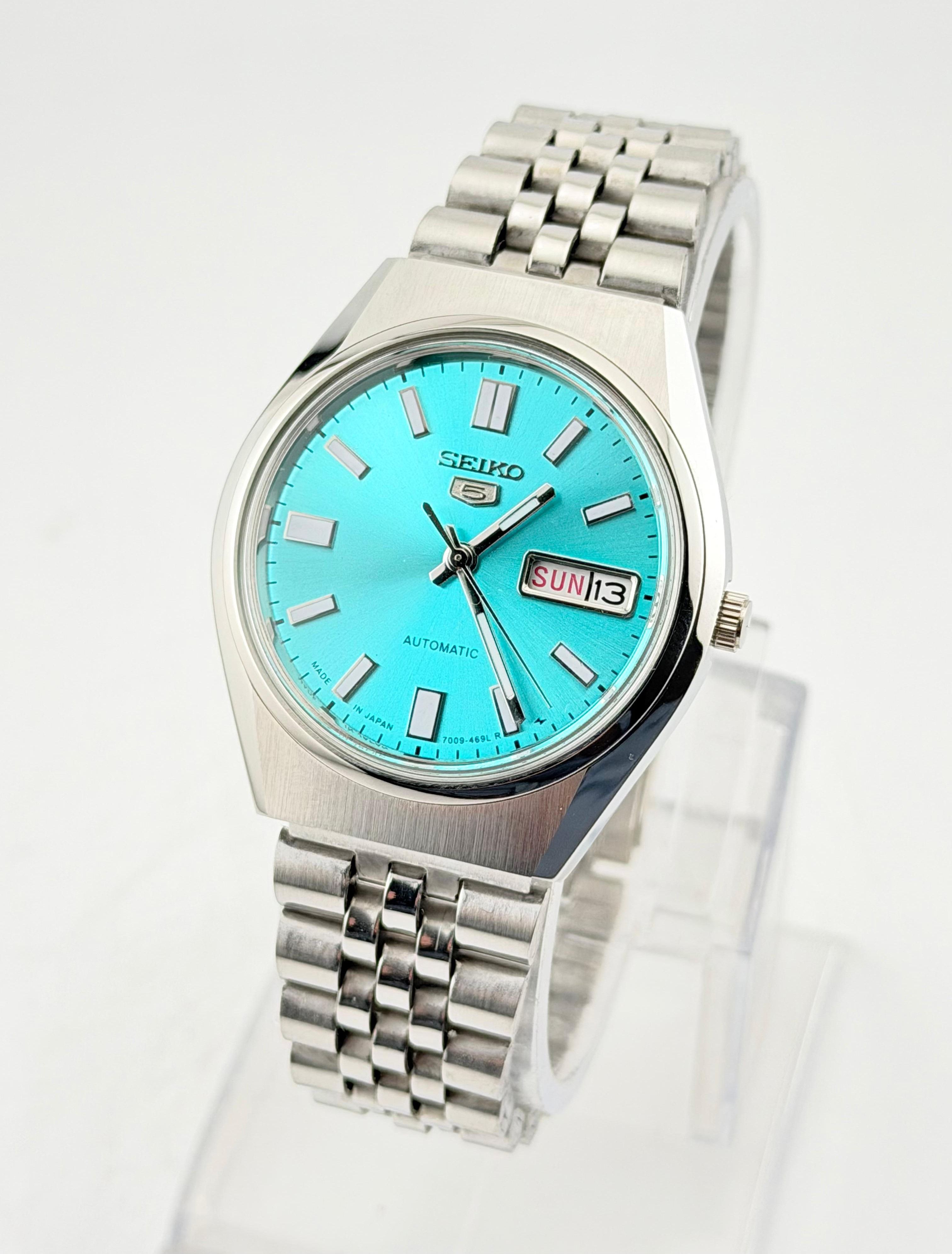 Seiko Vintage Men's Wrist Automatic Watch Size 36 - 8 Thumbnail