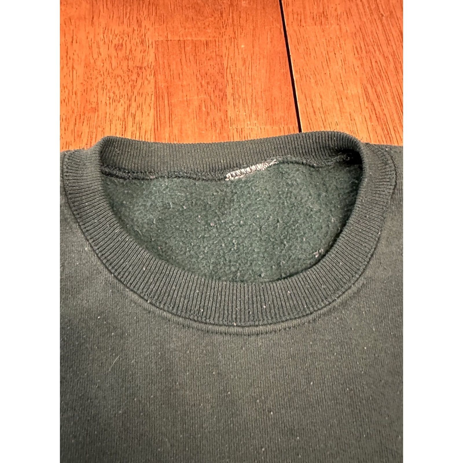 Fruit Of The Loom VINTAGE Fruit of the Loom Sweatshirt Large Green Crewneck 90s Mens Size US L / EU 52-54 / 3 - 3 Thumbnail