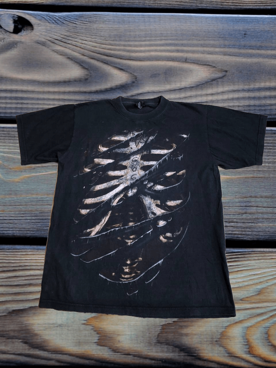 Vintage Vintage Spiral Mob Town Area 666 Tshirt Size US L / EU 52-54 / 3 - 1 Thumbnail