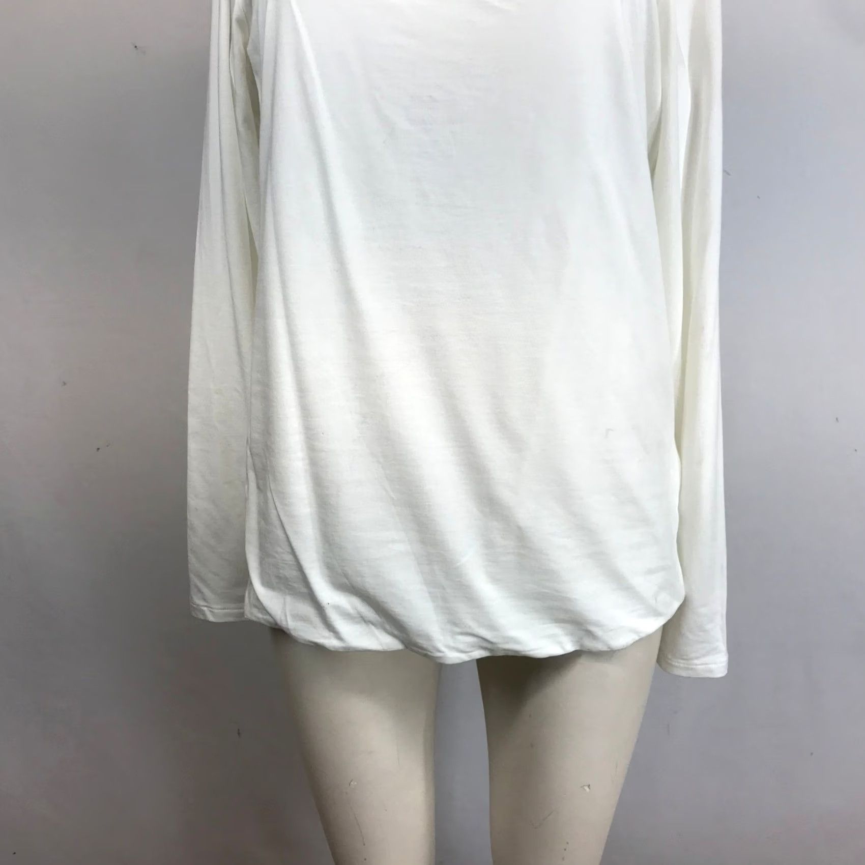 Banana Republic VINTAGE Banana Republic Womens White Long Sleeve Square Neck Top XL Size XL / US 12-14 / IT 48-50 - 3 Thumbnail