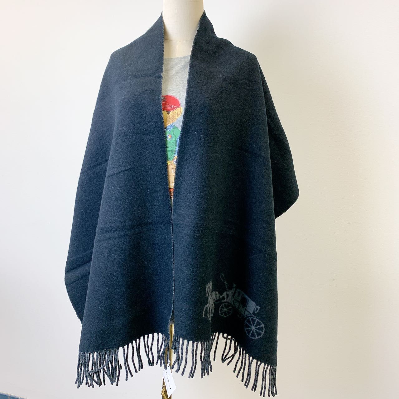 Coach Coach 4622 Horse Carriage Double Oversized Muffler Black Size ONE SIZE - 1 Thumbnail
