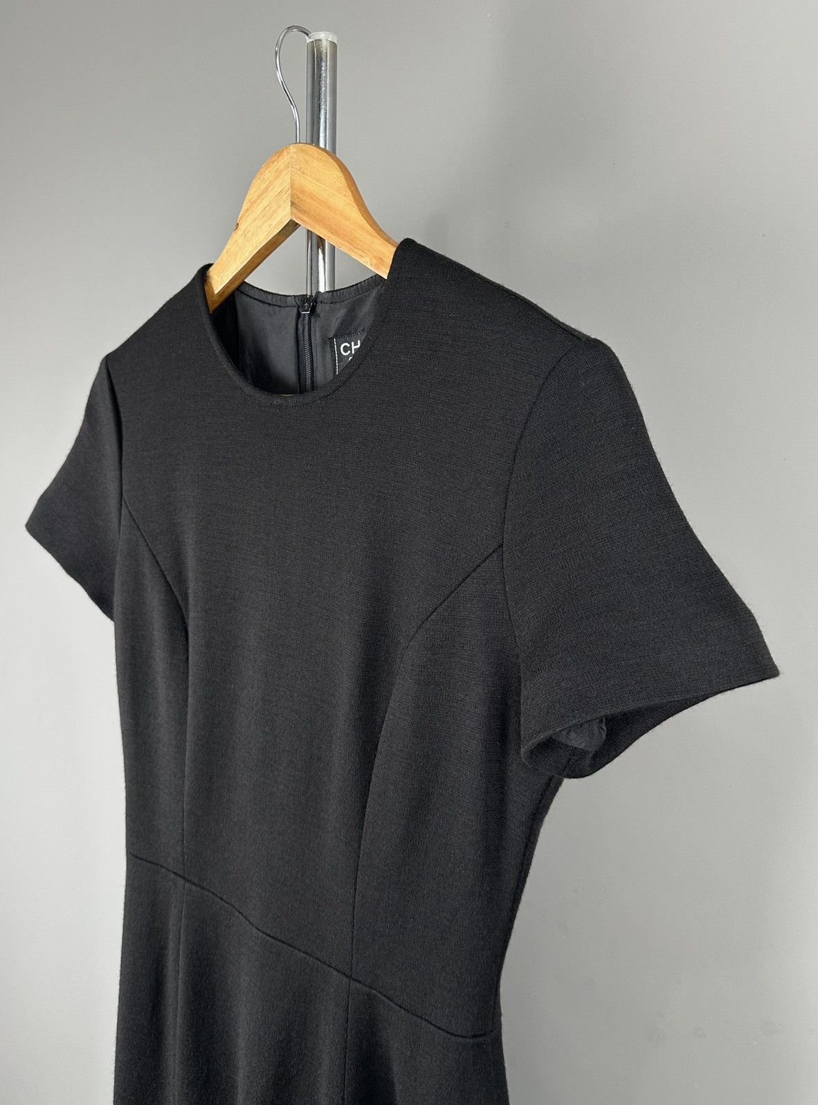Chanel Chanel - Chanel Boutique Archive 1995 - Wool Black Dress Size S / US 4 / IT 40 - 6 Thumbnail