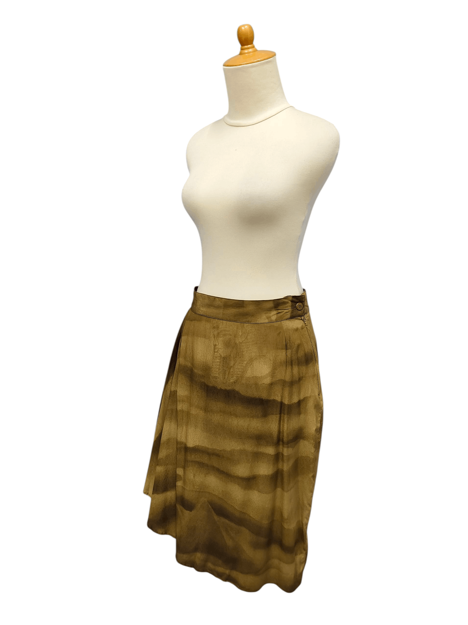 Versace 80s Genny by Versace- Piramid Desert Art Silk Drape Archive Size 30" / US 8 / IT 44 - 6 Thumbnail
