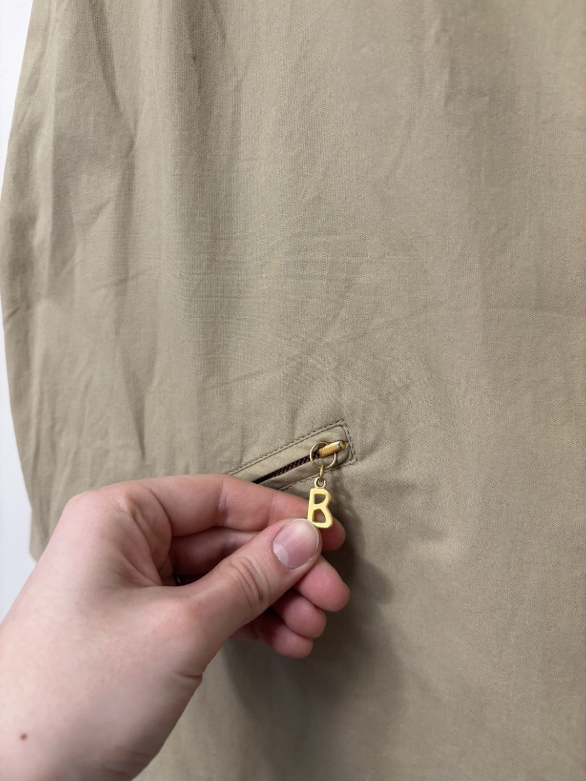 Bogner Bogner Women’s Beige Cotton Short Trench Coat Jacket Size XL / US 12-14 / IT 48-50 - 7 Thumbnail