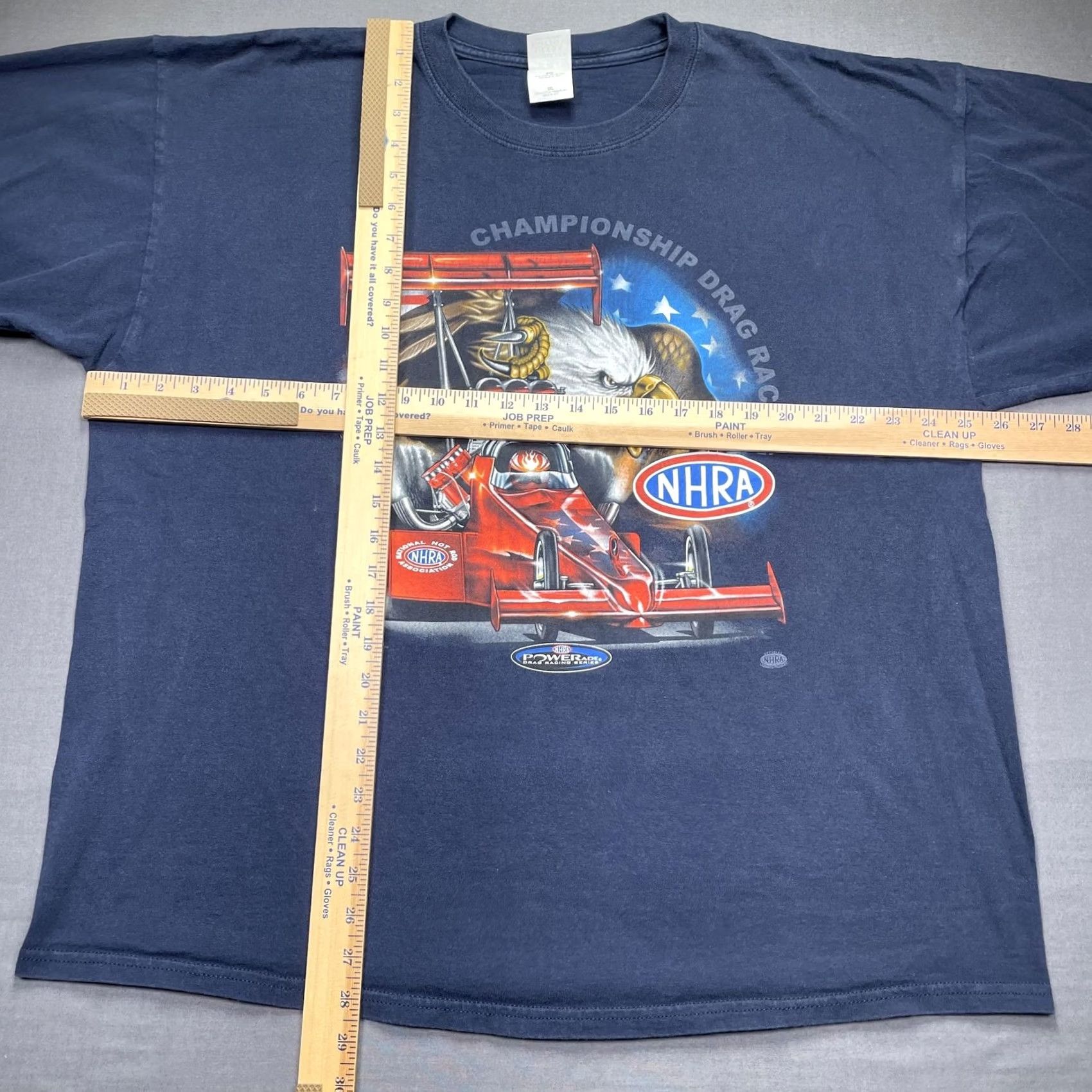 Vintage NHRA Championship Drag Racing Shirt Mens 2XL Blue Eagle Top Fuel Graphic Tee USA Size US XXL / EU 58 / 5 - 3 Thumbnail