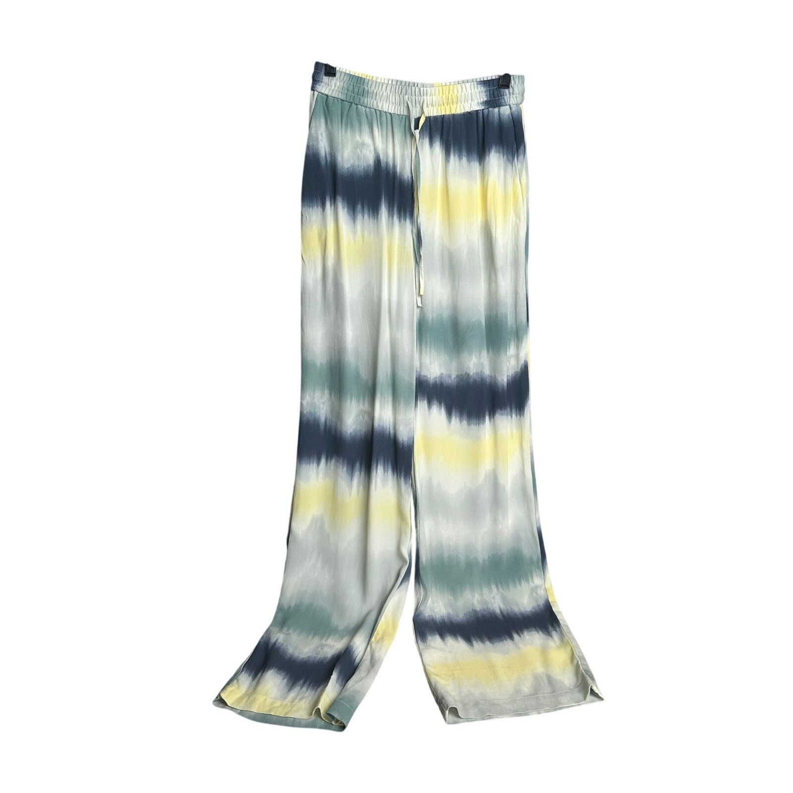 Zara Zara Gradient Silk Drawstring Multicolor Pant - Size S Size 26" / US 2 / IT 38 - 1 Thumbnail