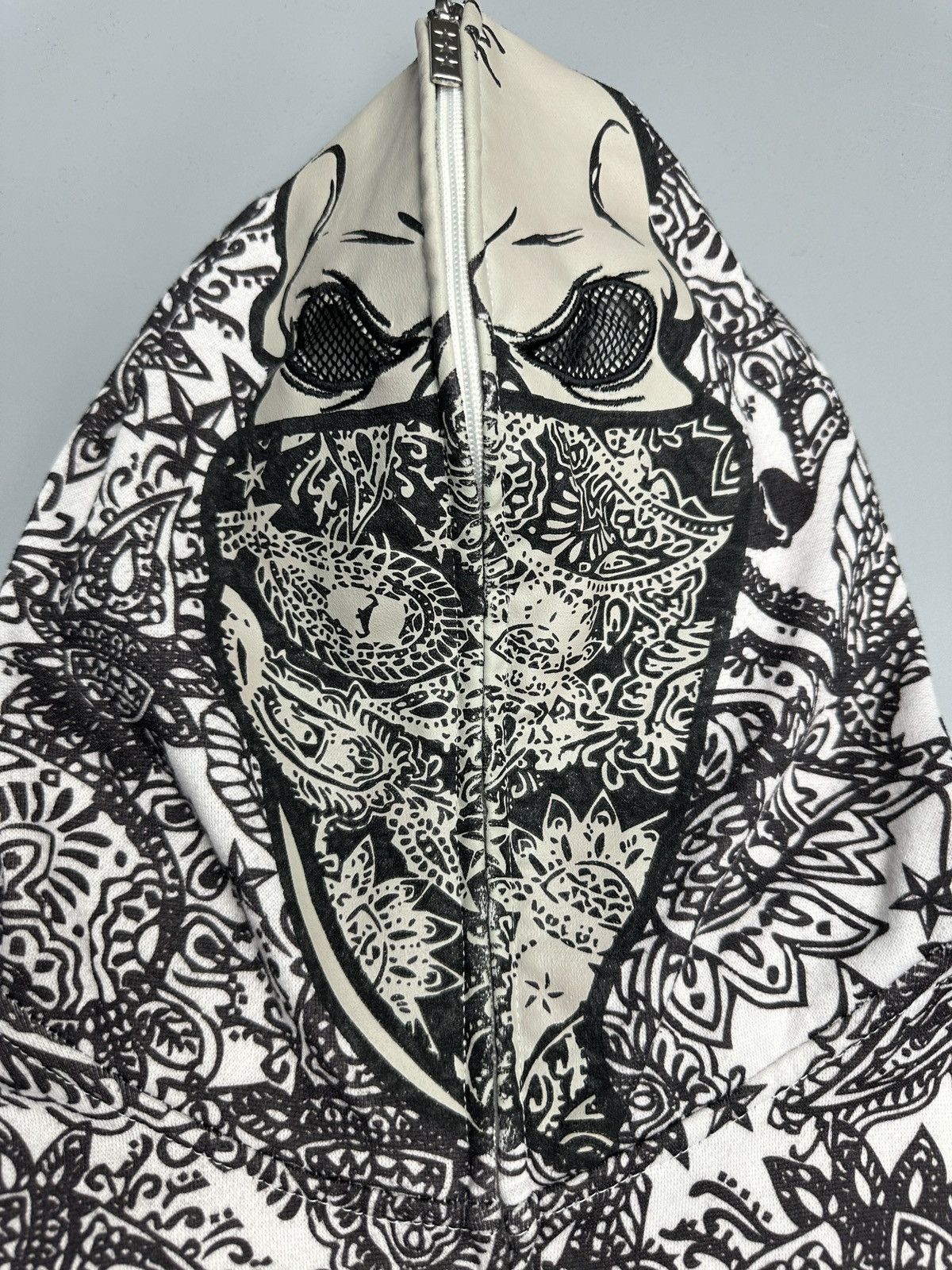 Tapout No Fear Skull Face Zip Hoodie Opium Paiesley Size US M / EU 48-50 / 2 - 7 Thumbnail