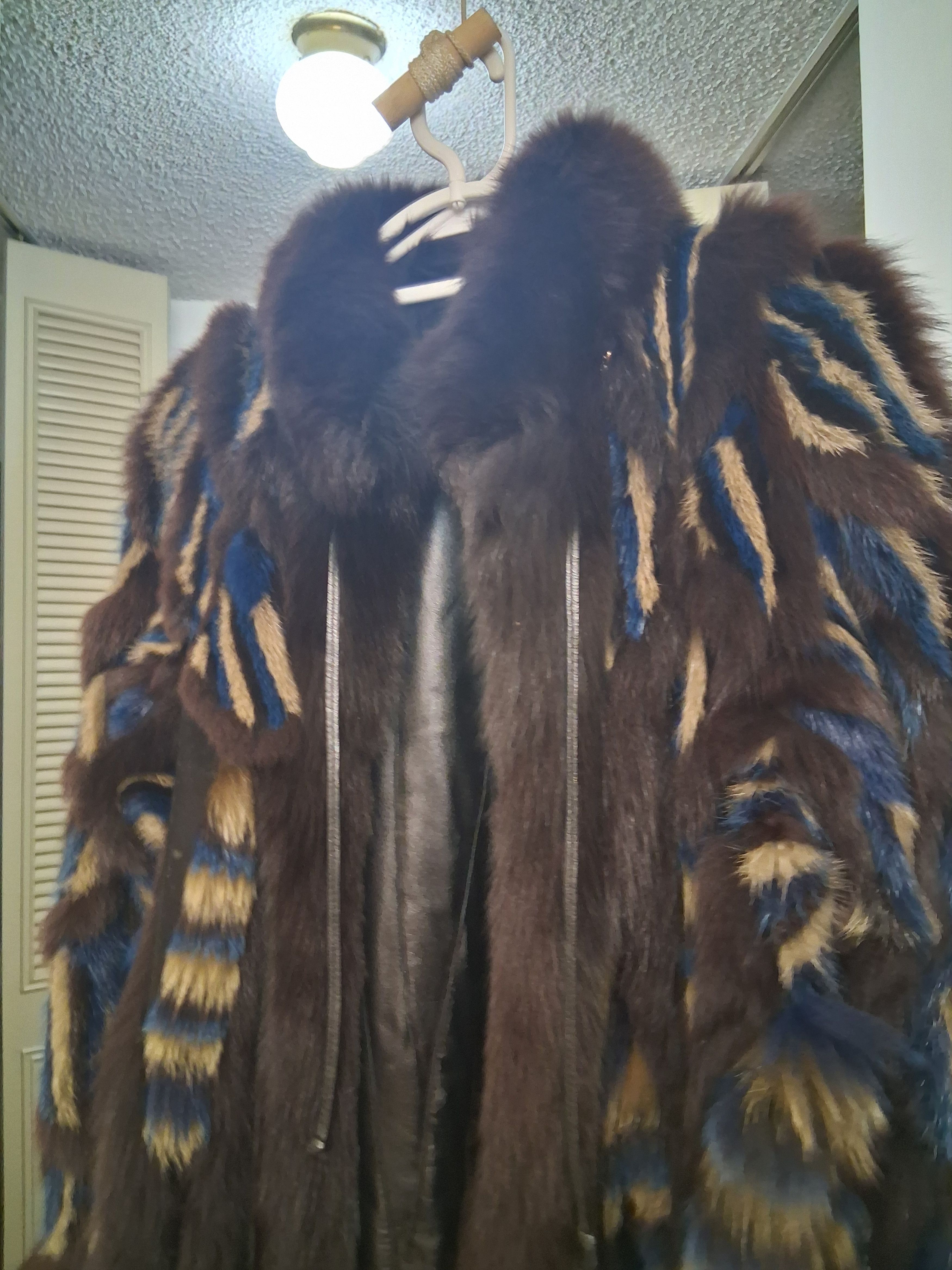 Other 1970s Grunstein Couture Mink & Raccoon Coat (70s, Finland) Size M / US 6-8 / IT 42-44 - 8 Thumbnail