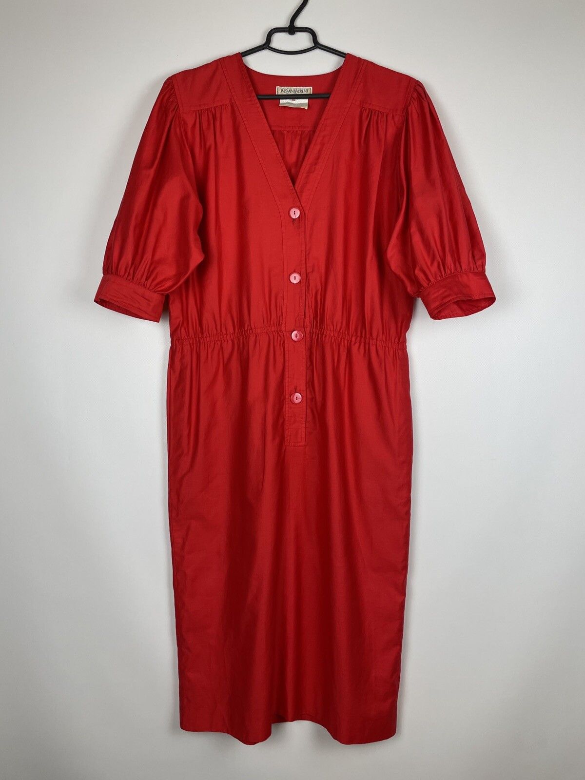 Yves Saint Laurent Vintage Yves Saint Laurent Variation Dress Rare France Size L / US 10 / IT 46 - 1 Thumbnail