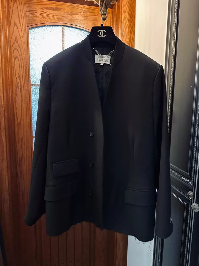 Maison Margiela Black Wool Maison Margiela Suit Jacket Size US M / EU 48-50 / 2 - 1 Thumbnail