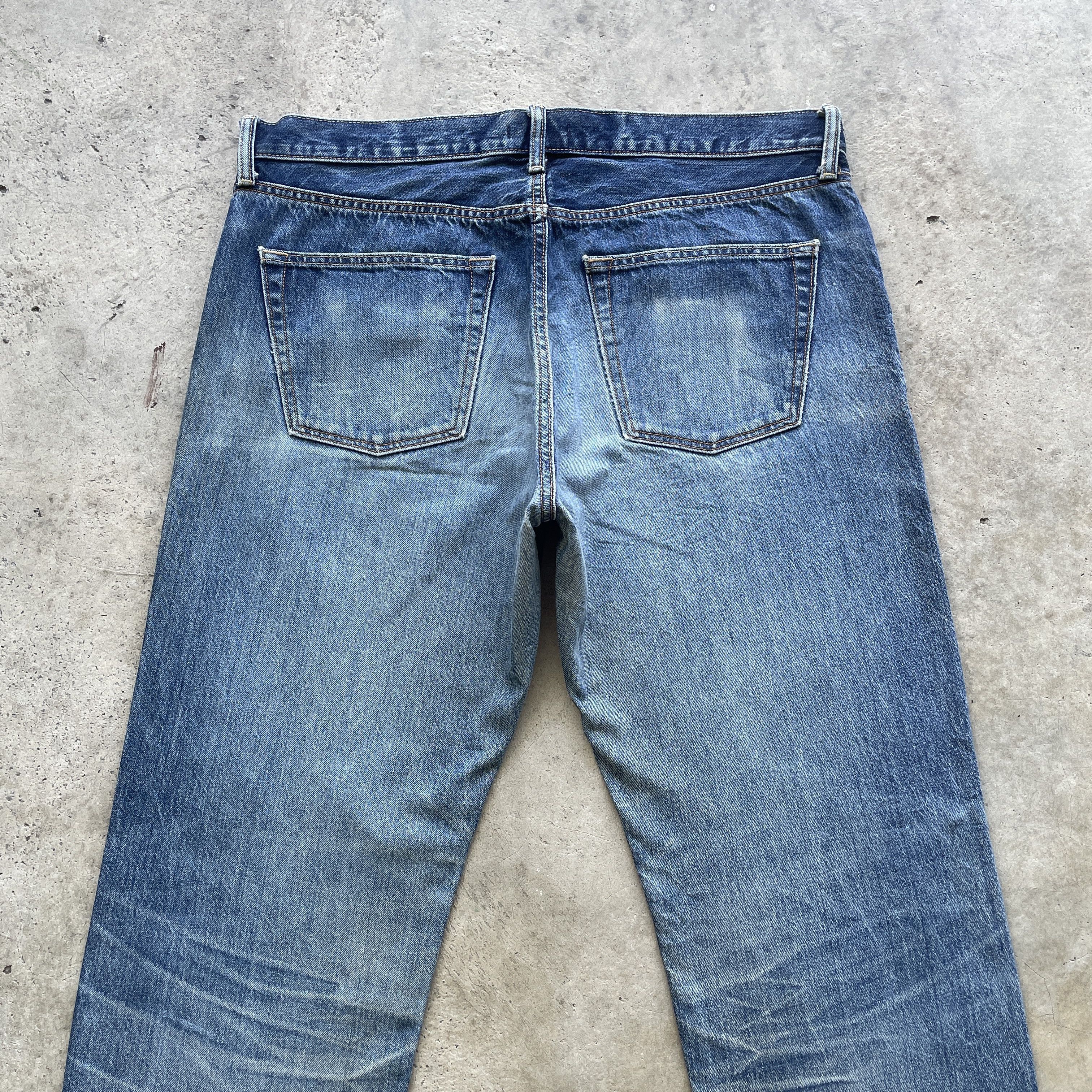 Japanese Brand VINTAGE JAPANESE FADED DENIM DISTRESSED JEANS PANTS W38x27 Size US 38 / EU 54 - 9 Thumbnail