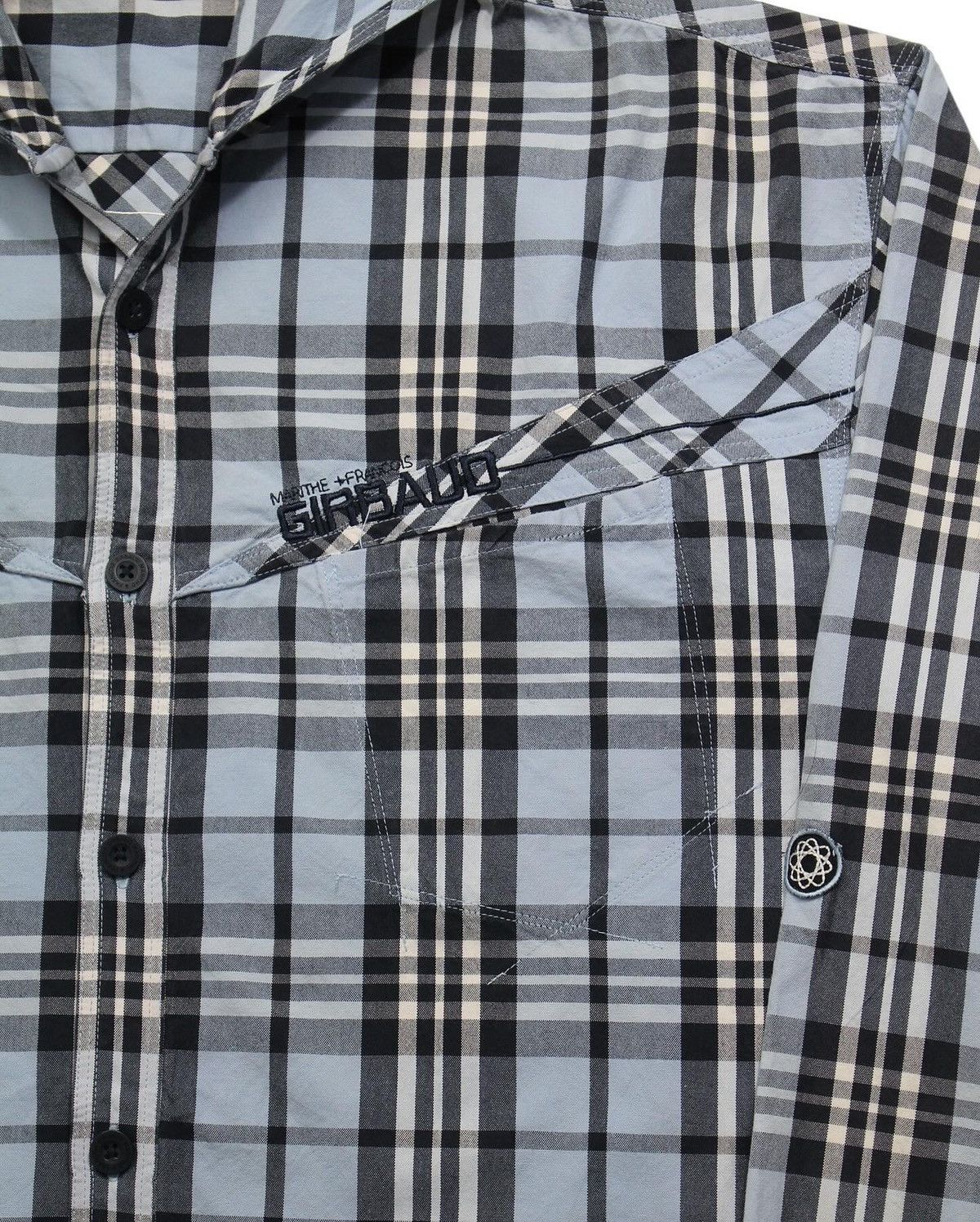 CLOSED × Marithe + Francois Girbaud SS2005 MARITHE FRANCOIS GIRBAUD TARTAN HOODED SHIRT Size US XXL / EU 58 / 5 - 5 Thumbnail