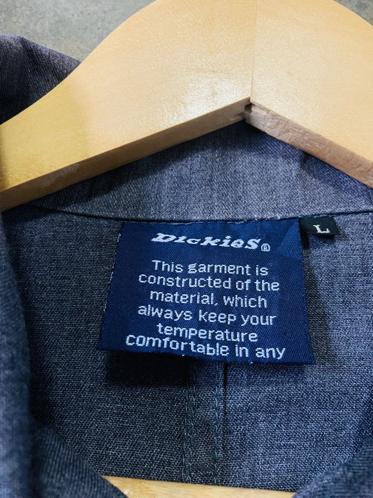 Dickies Vintage Dickies Worker Jacket (Dark Grey) Size US L / EU 52-54 / 3 - 9 Thumbnail