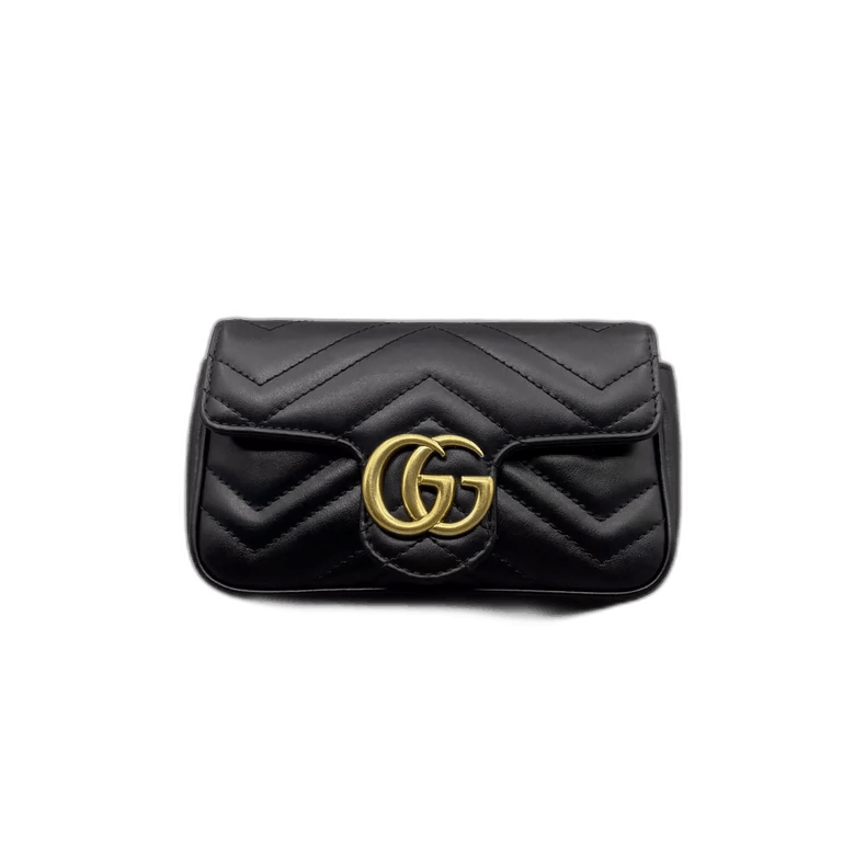 Gucci Mini Chain Crossbody Bag in Black, Men's