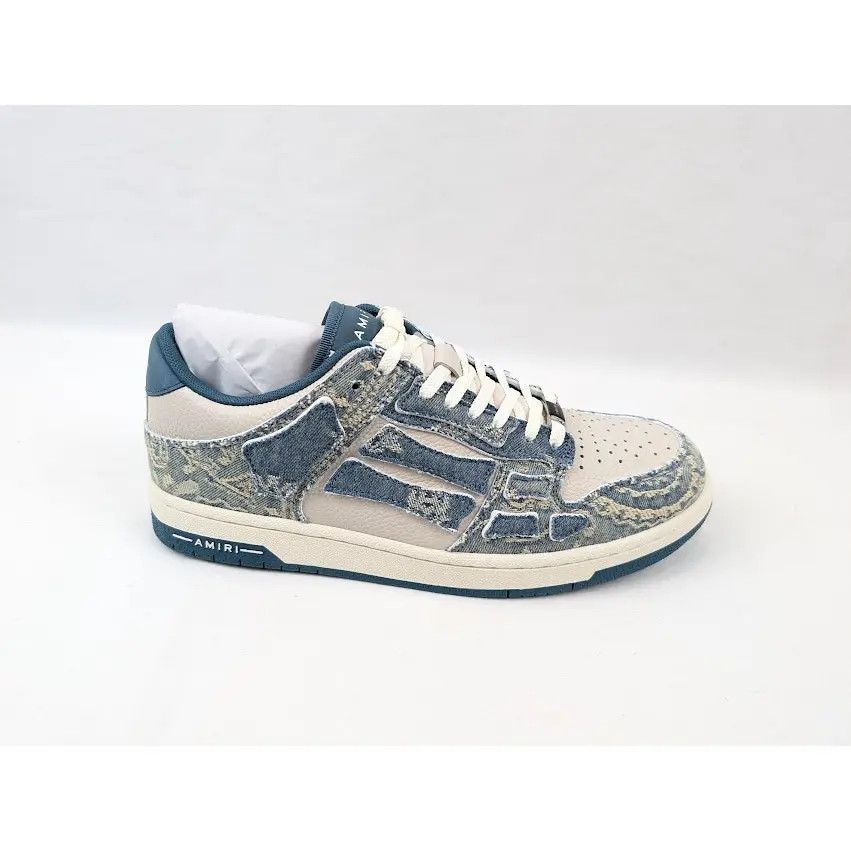 o1s1wg110325 Skel Low-Top Sneakers in Natural/Denim