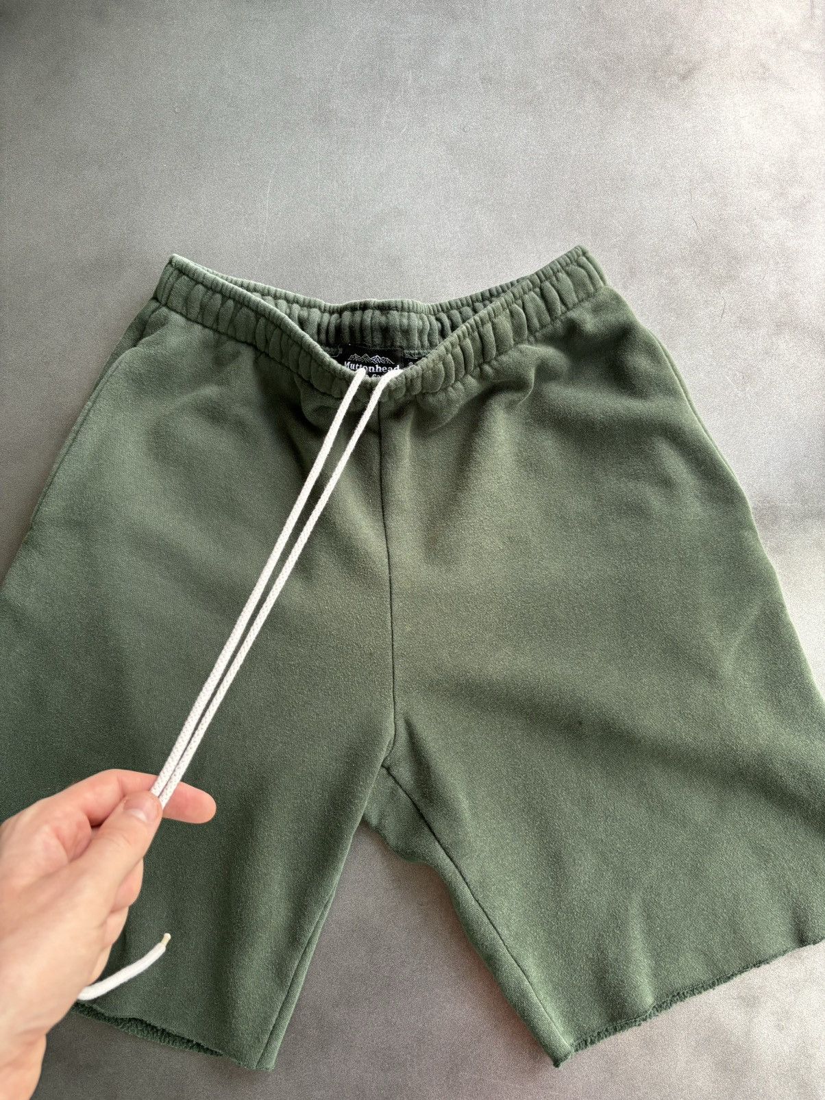 MTN.HEAD Muttonhead Cutoff Sweatshorts Drawstring Shorts Baggy Loose Size US 29 - 2 Thumbnail