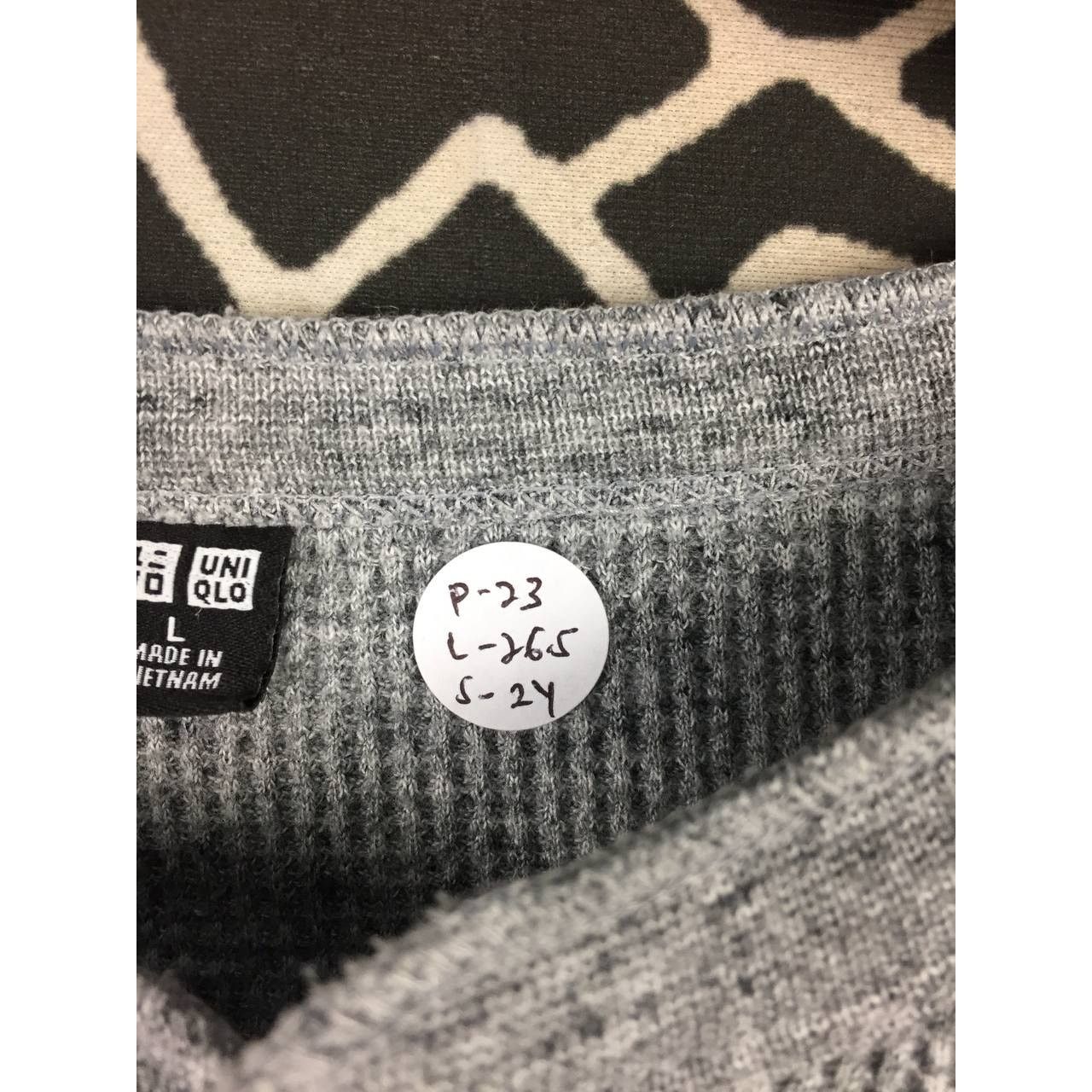 Japanese Brand × Uniqlo Uniqlo Waffle T-Shirt Henley Neck Longsleeve Tee Size L Size US L / EU 52-54 / 3 - 10 Thumbnail