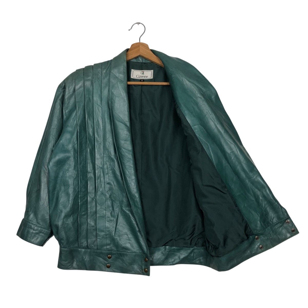 Japanese Brand 📌Vintage Biker Bomber Leather Jacket Cizenne Issey Miyake Size US M / EU 48-50 / 2 - 12 Thumbnail