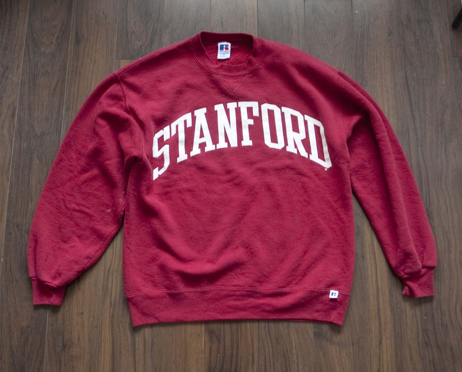 Russell Athletic × Vintage Russell Athletic Stanford Sweatshirt Size L Vtg Made USA Size US L / EU 52-54 / 3 - 1 Thumbnail
