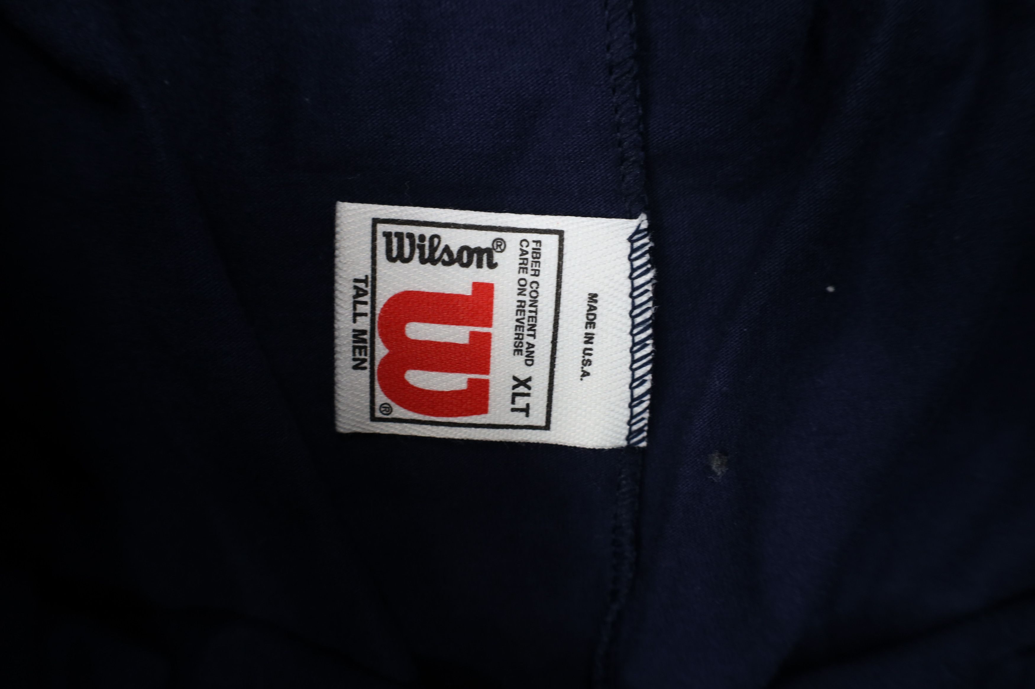 Wilson Deadstock Vintage 90s Wilson Cotton Sweatpants Blue USA Size US 38 / EU 54 - 9 Thumbnail