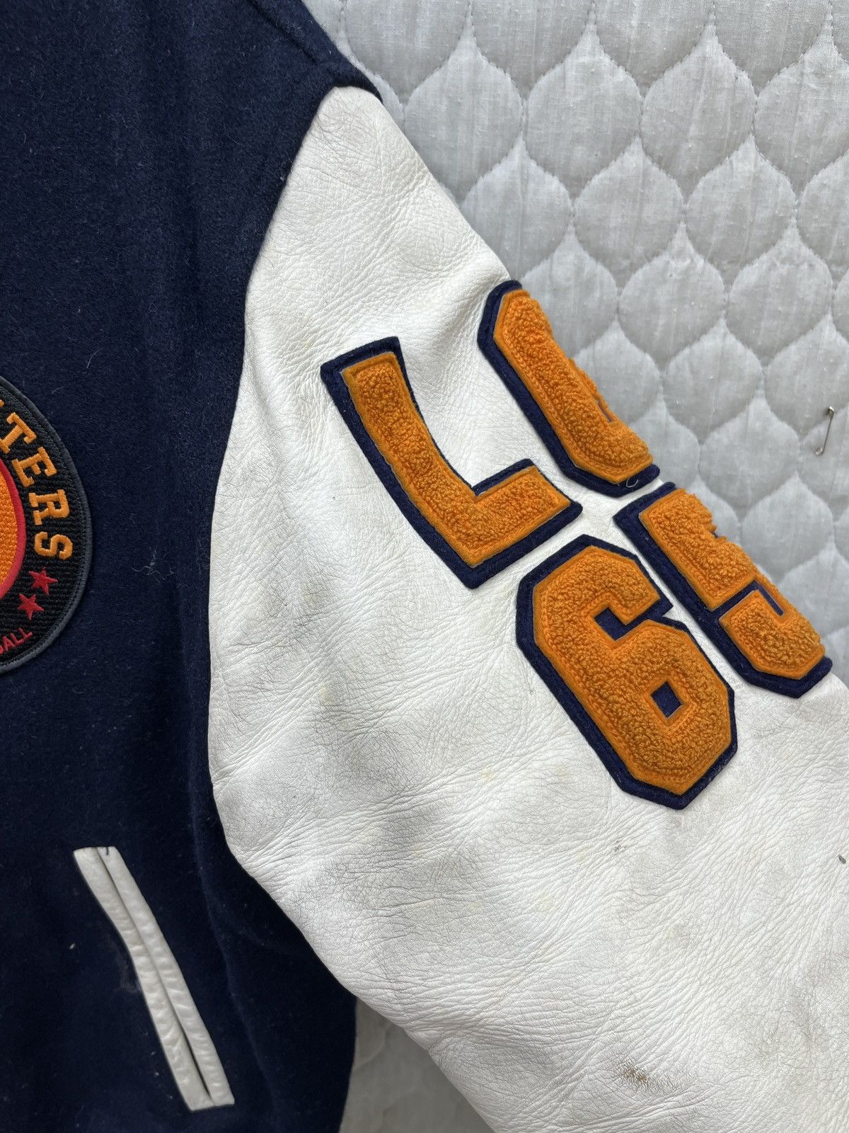 Japanese Brand 🔥🔥🔥ARCHIVE UNITED FORUS MEAN FIGHTERS VARSITY JACKET Size US M / EU 48-50 / 2 - 12 Thumbnail