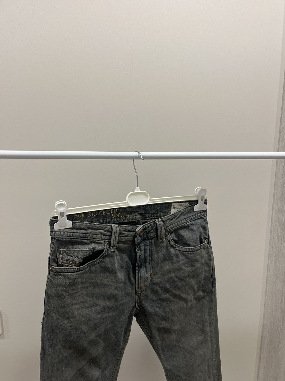 Japanese Brand Vintage Diesel Distressed if six was nine style slim Jeans Size US 28 / EU 44 - 3 Thumbnail