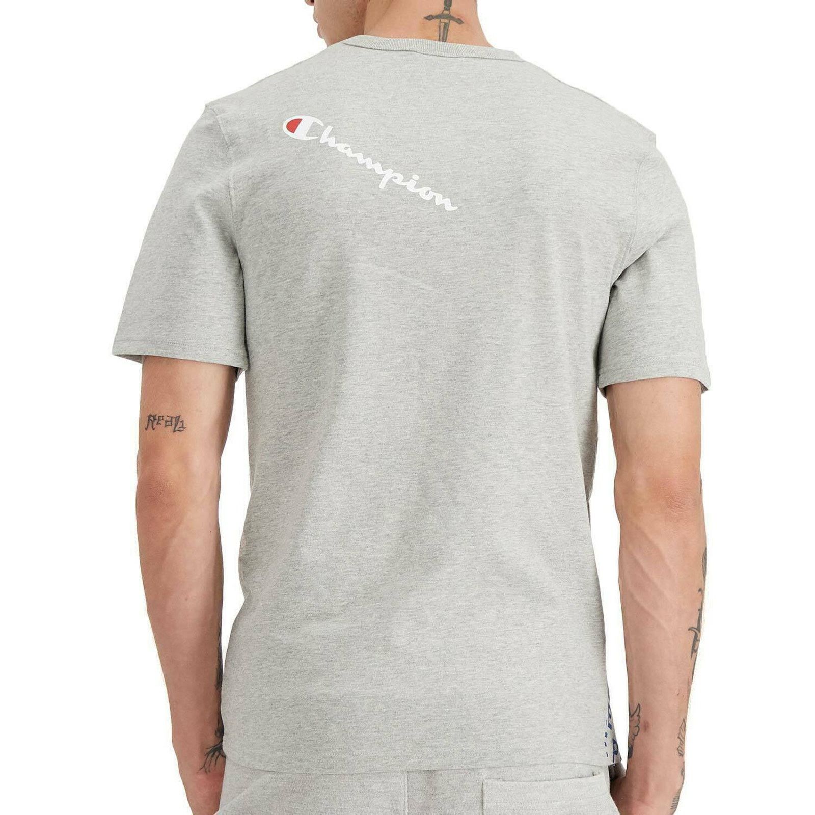 Champion Champion T-Shirt Men XL Graphic Tee Crewneck Gray Short Size XL / US 12-14 / IT 48-50 - 6 Thumbnail