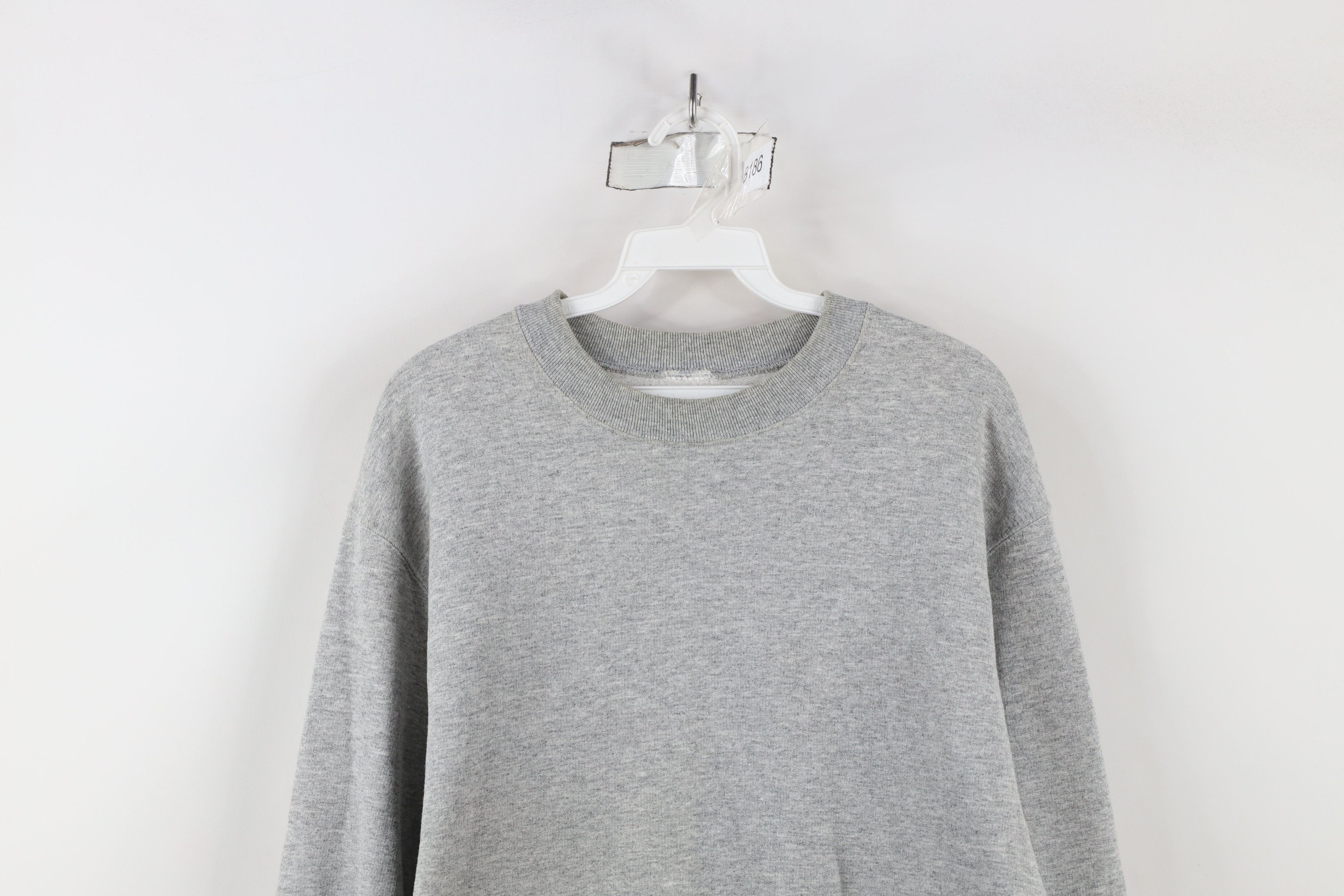 Vintage Vintage 90s Streetwear Crewneck Sweatshirt Heather Gray Size US M / EU 48-50 / 2 - 2 Thumbnail